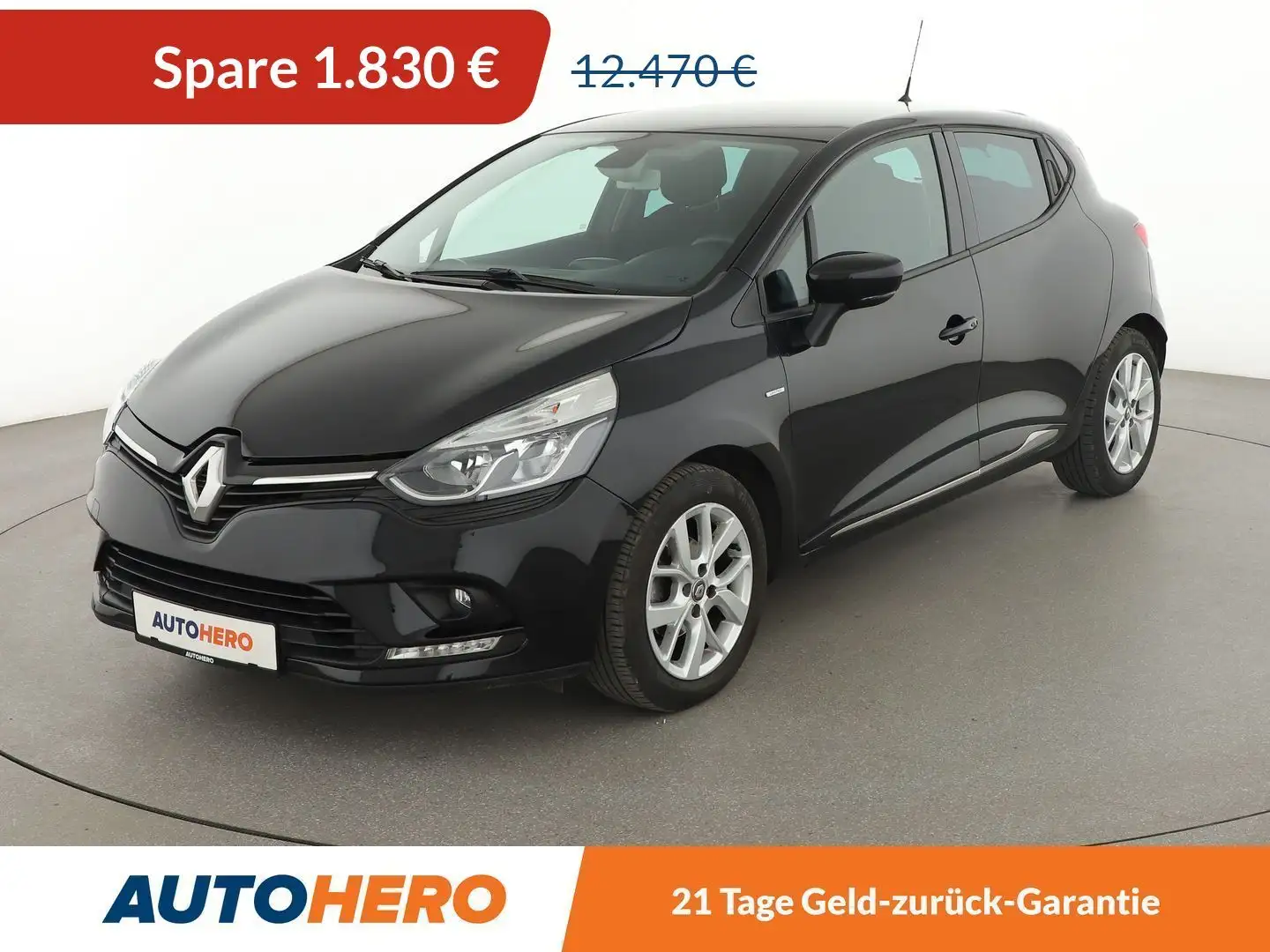 Renault Clio 0.9 Limited*NAVI*PDC*SHZ*TEMPO*KLIMA*GARANTIE* Zwart - 1
