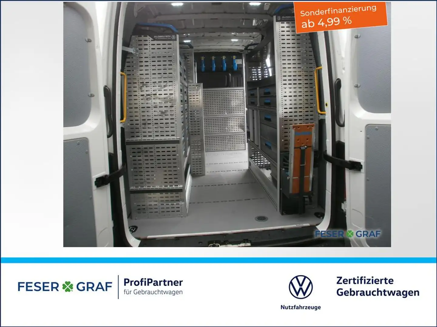 Volkswagen Crafter 2.0TDI Kasten MR Hochdach Luft-Standheizung Blanc - 1