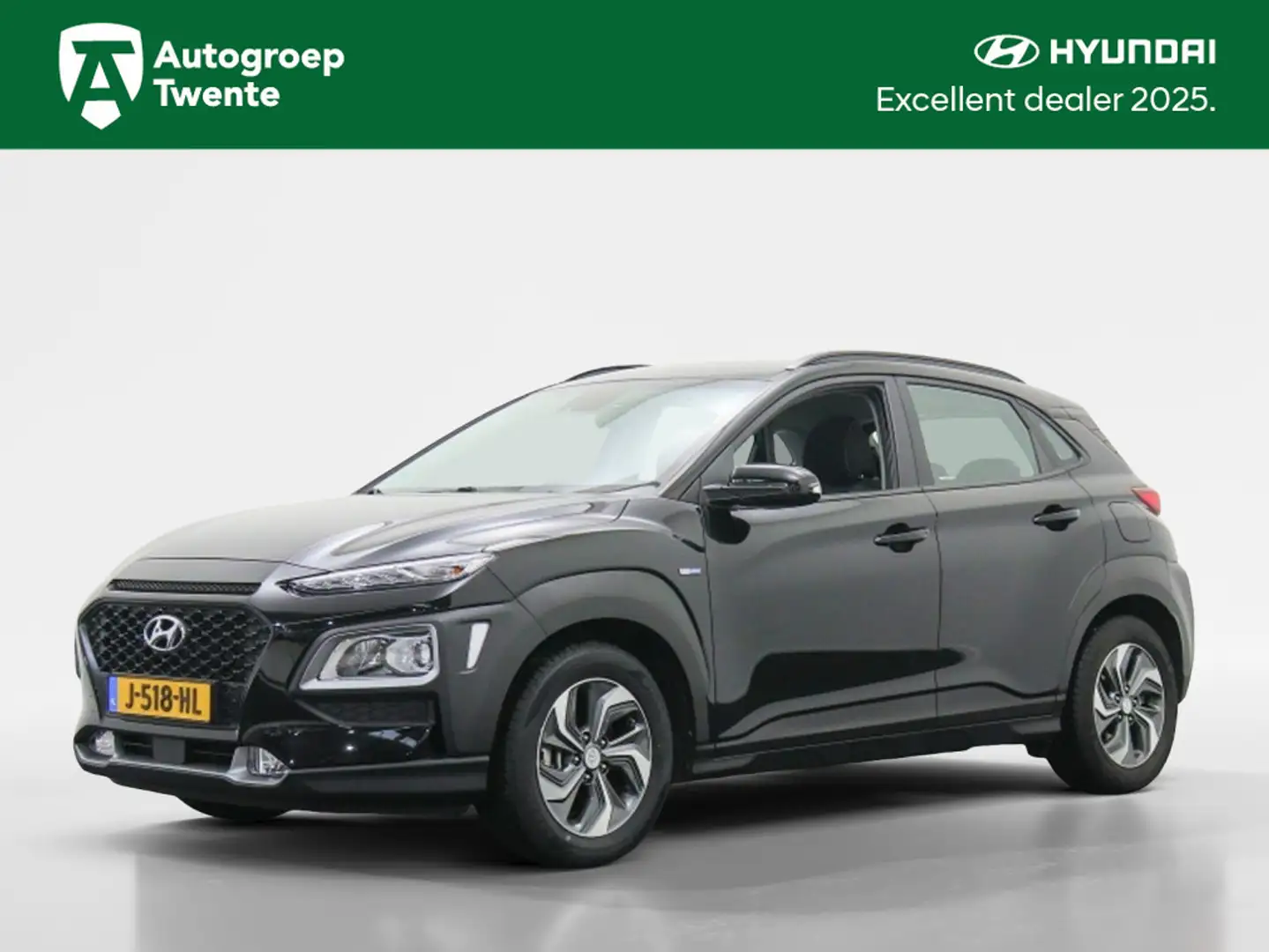 Hyundai KONA 1.6 GDI HEV Comfort Navi | Trekhaak | All-seasonba Noir - 1