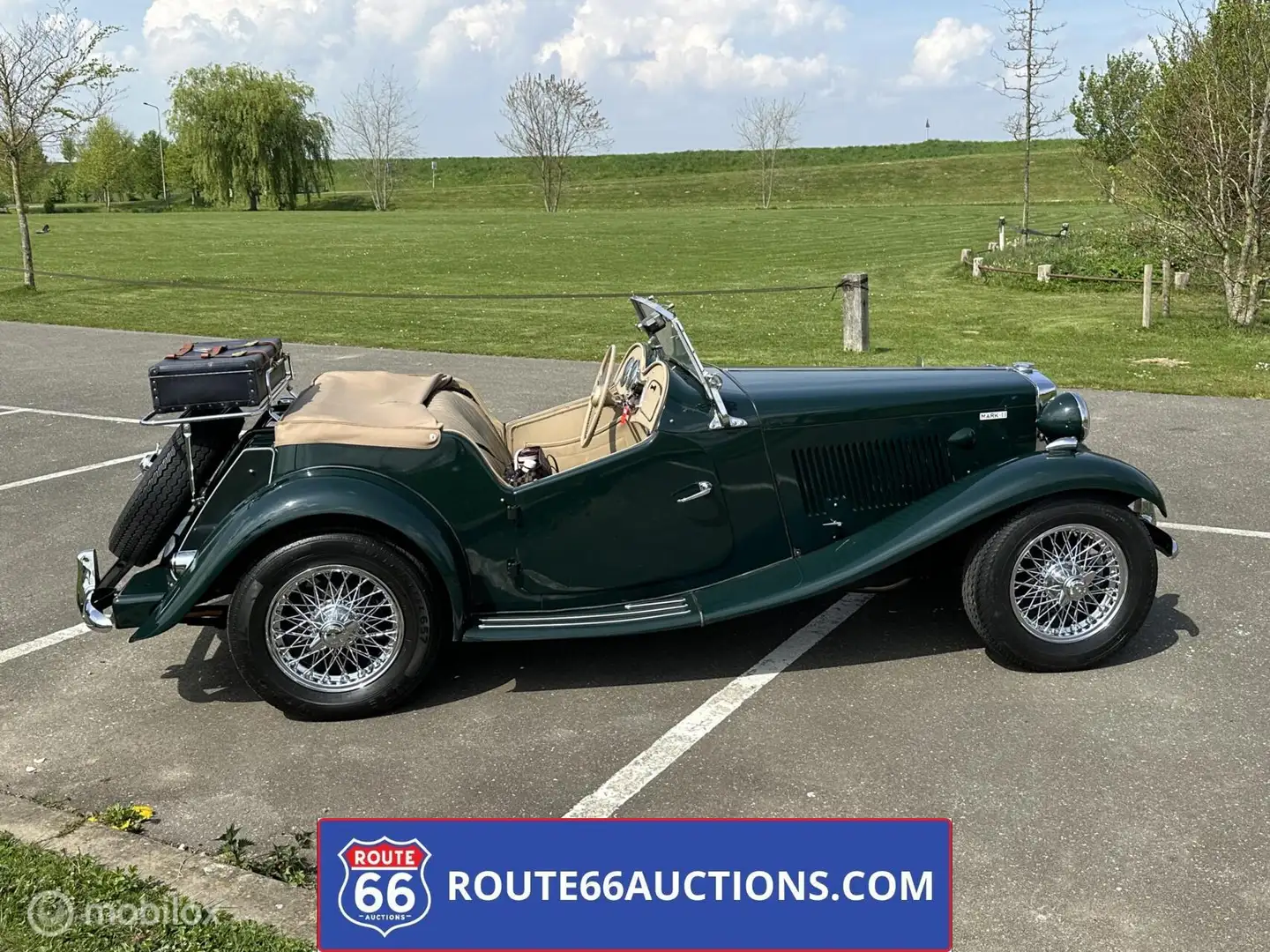 MG TD MK2 Cabriolet 1953 | Route 66 auctions Vert - 2