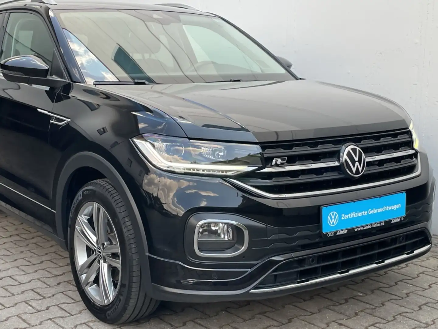 Volkswagen T-Cross 1.0 TSI DSG R-Line Navi/LED/PDC/Sitzhzg Zwart - 2