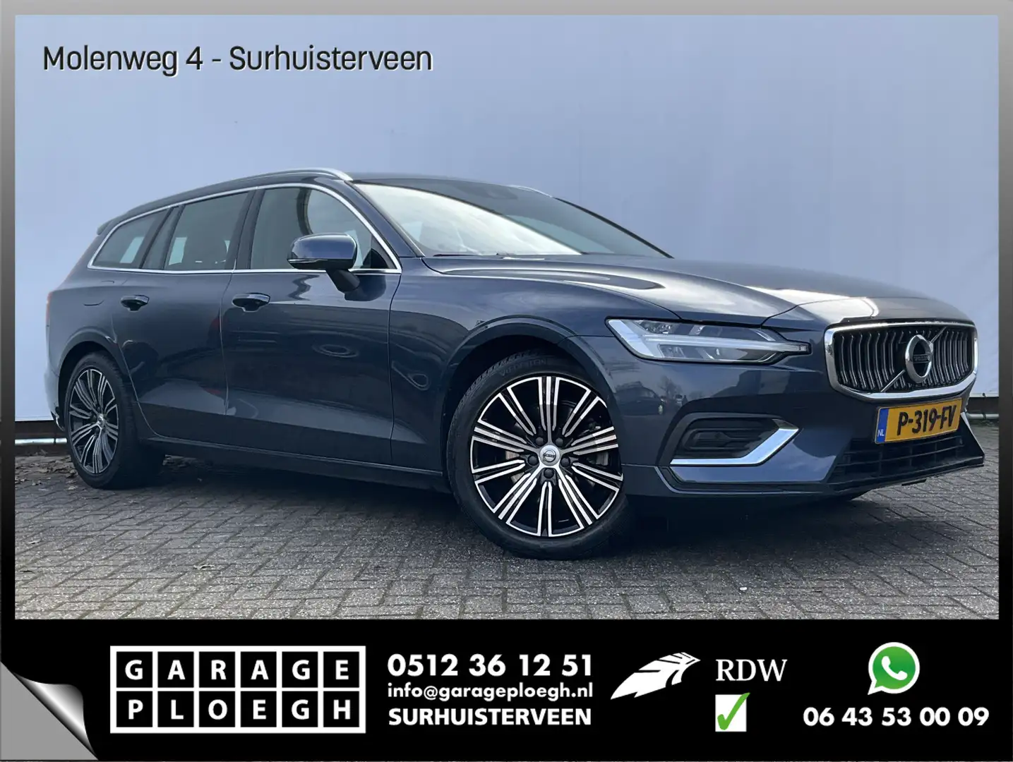 Volvo V60 2.0 B3 Inscription Elek.Trekhaak Stoel/Stuurverw L Blau - 1