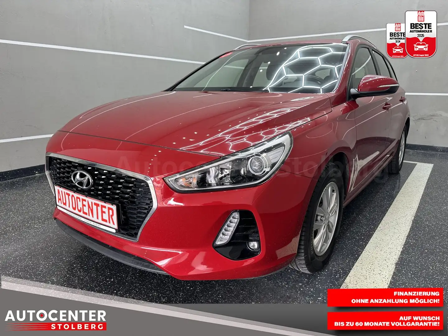Hyundai i30 Select "1 HAND-MULTI-PDC-ALU" Rot - 1