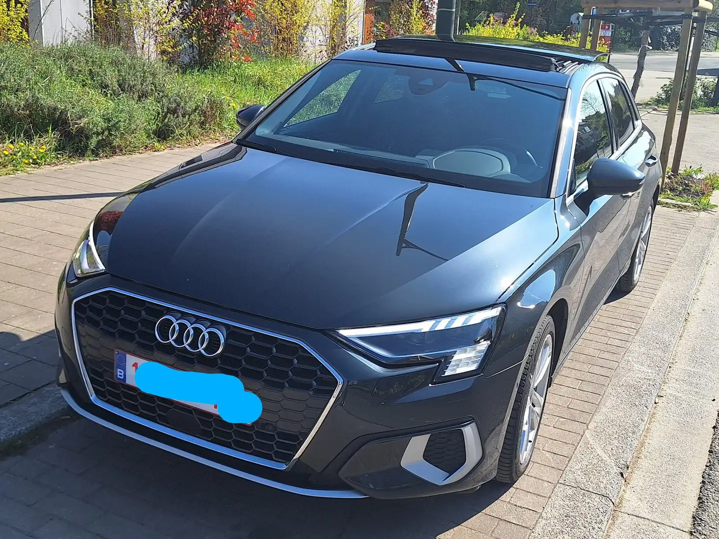 Audi A3 Sportback+Matrix+MHEV Gris - 2