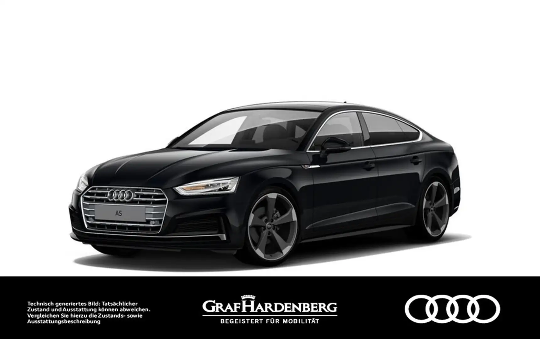 Audi A5 Sportback 40 TFSI S line Xenon Navi Noir - 1