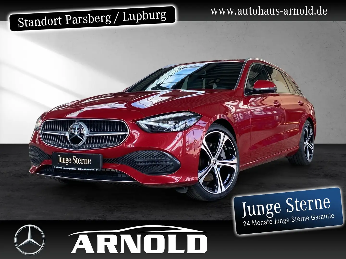 Mercedes-Benz C 300 C 300 T 4M Fahrass-P. AHK 360° Memory-P. Massage Rot - 1