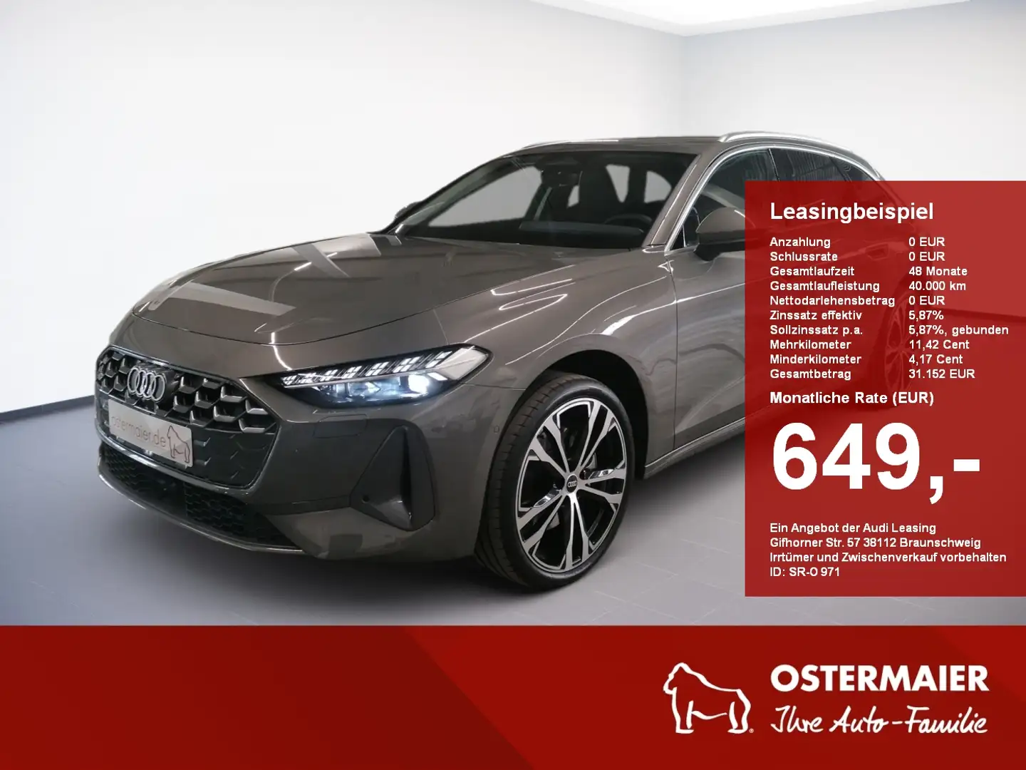 Audi A5 Avant TDI 150 kW S tronic Grau - 1