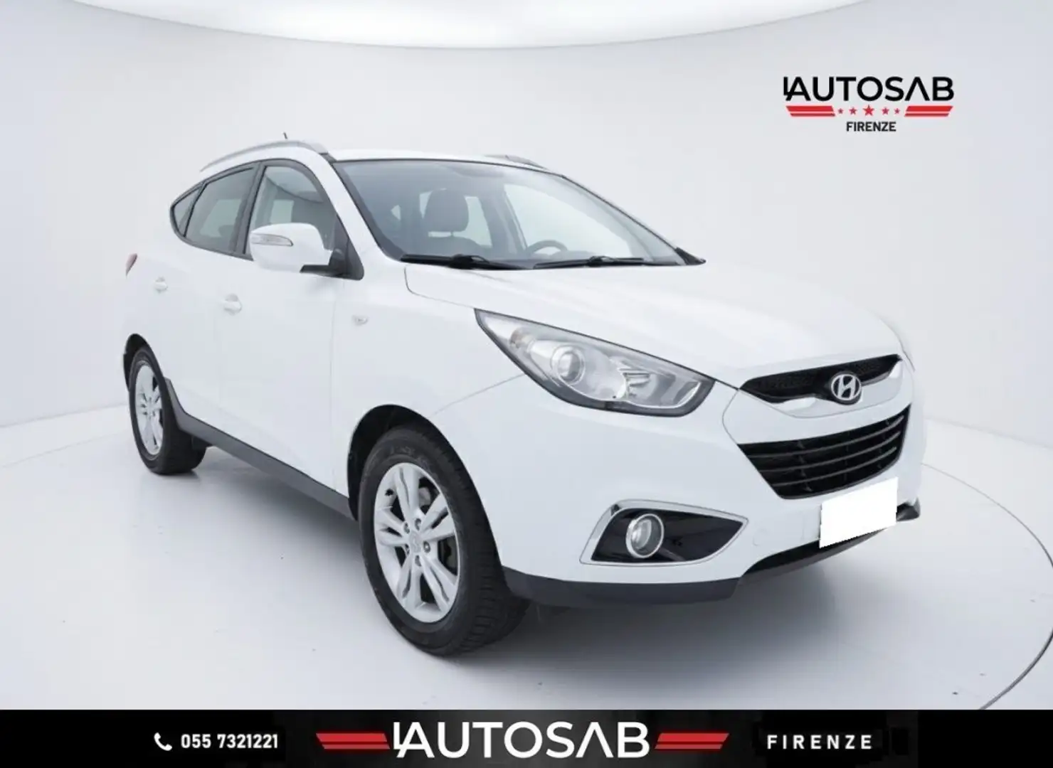 Hyundai iX35 1.7 CRDi Style 116 Cv Pelle Unico Propr. Blanc - 1