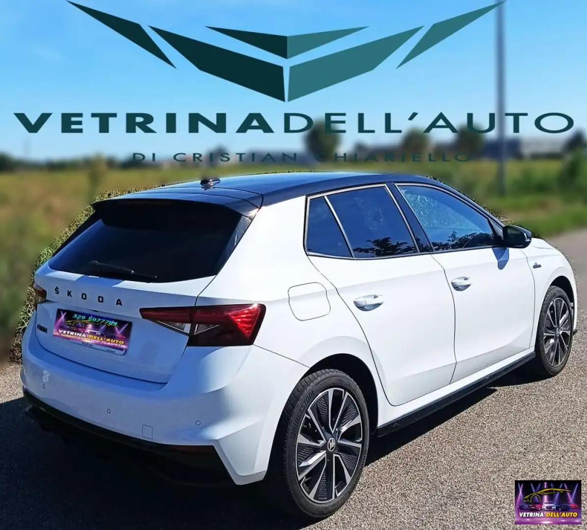 Skoda Fabia 1.0 TSI EVO DSG 110 CV Monte Carlo Weiß - 2