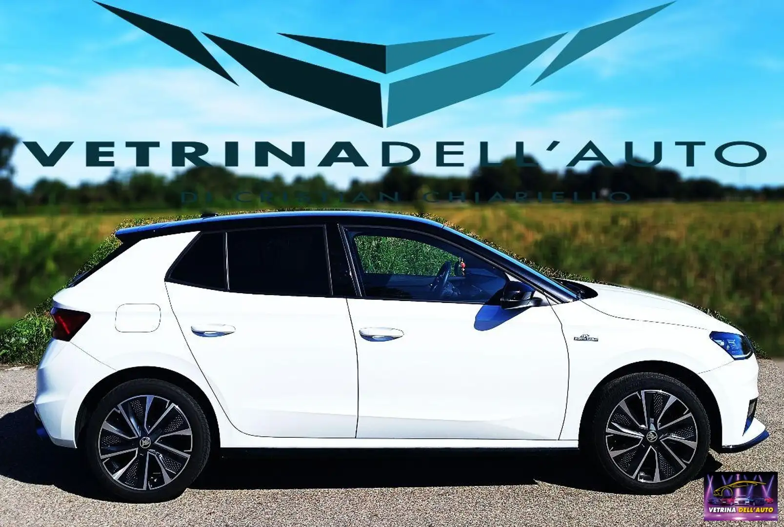 Skoda Fabia 1.0 TSI EVO DSG 110 CV Monte Carlo Weiß - 1