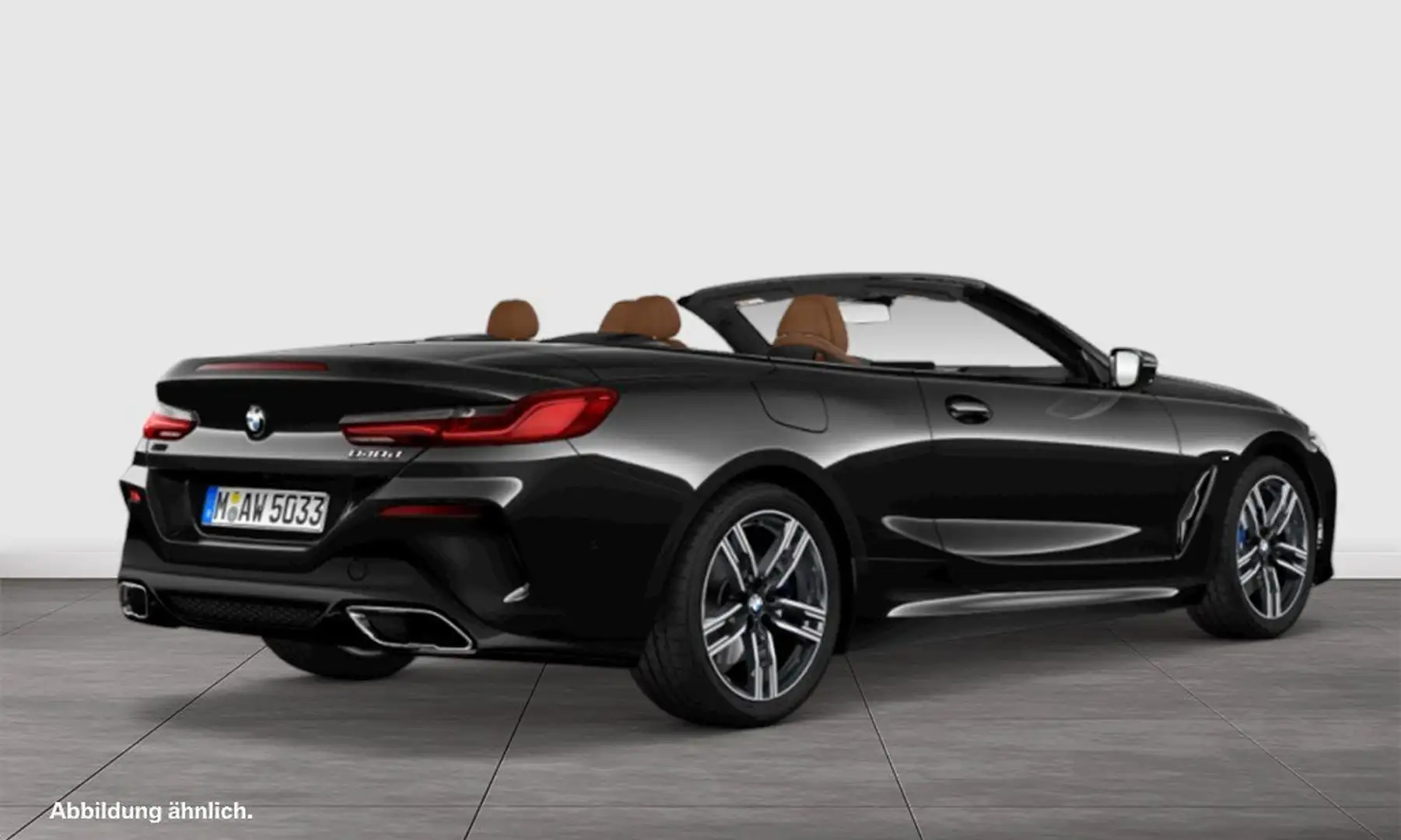 BMW 840 d xDrive Cabrio HUD ACC 360°KAM RFK NAVI LED Schwarz - 2