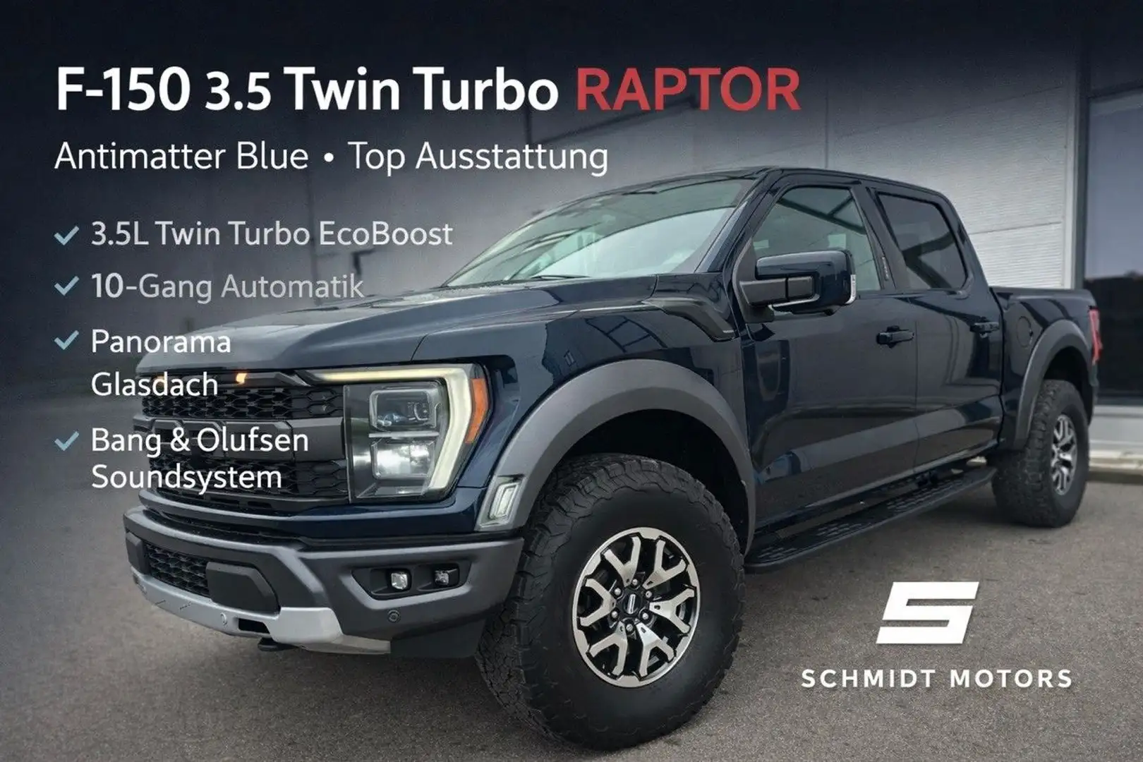 Ford F 150 3.5 Twin Turbo RAPTOR Voll Bleu - 1
