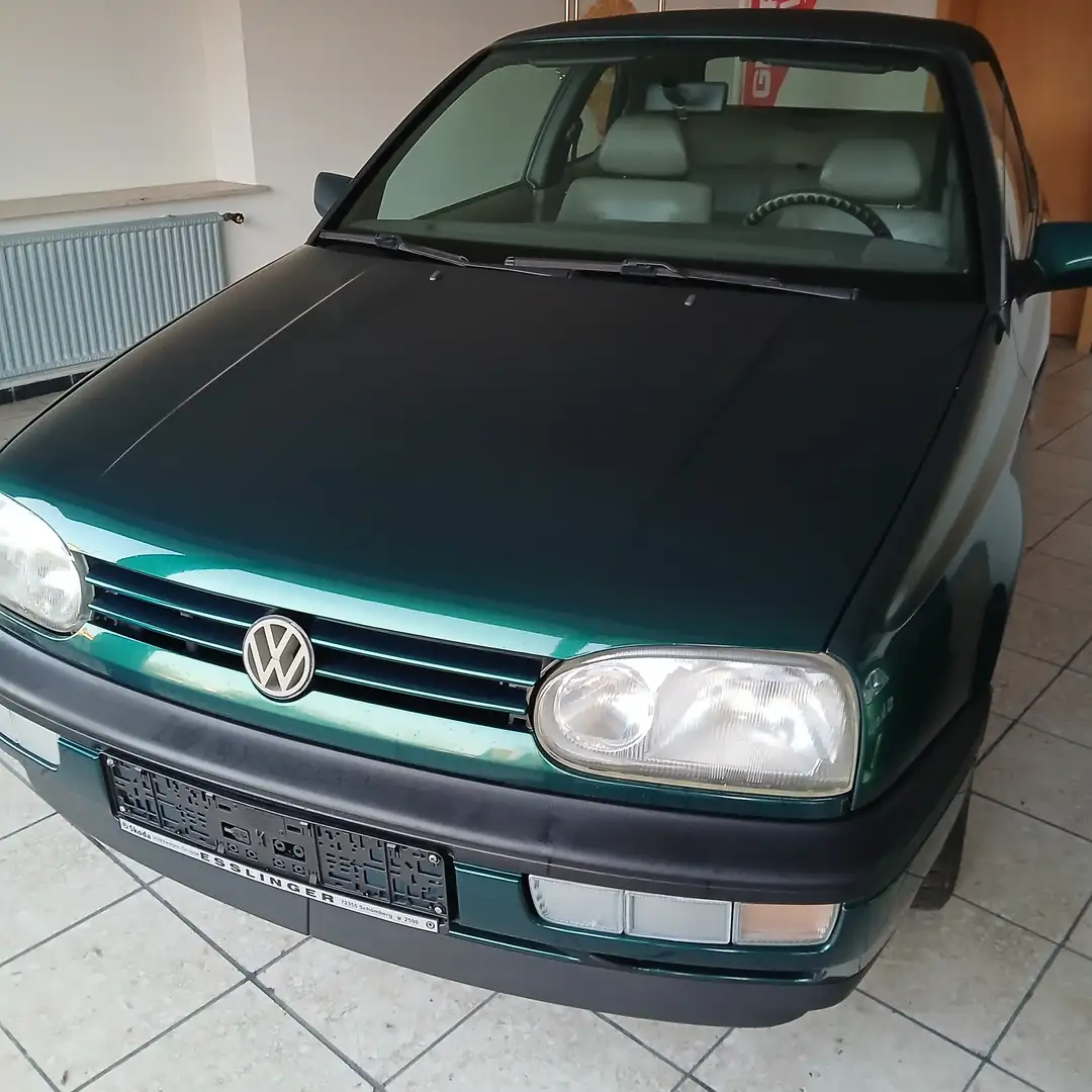 Volkswagen Golf Cabriolet Golf III Cabrio 1.8 Christmas"Sondermodell" 1.Hand Grün - 1