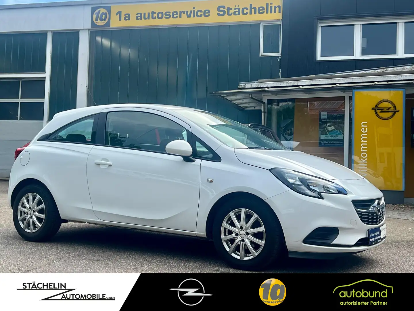Opel Corsa E 1.2 Edition,PDC,S&LHZ,KLIMA,BHZWSS Wit - 1