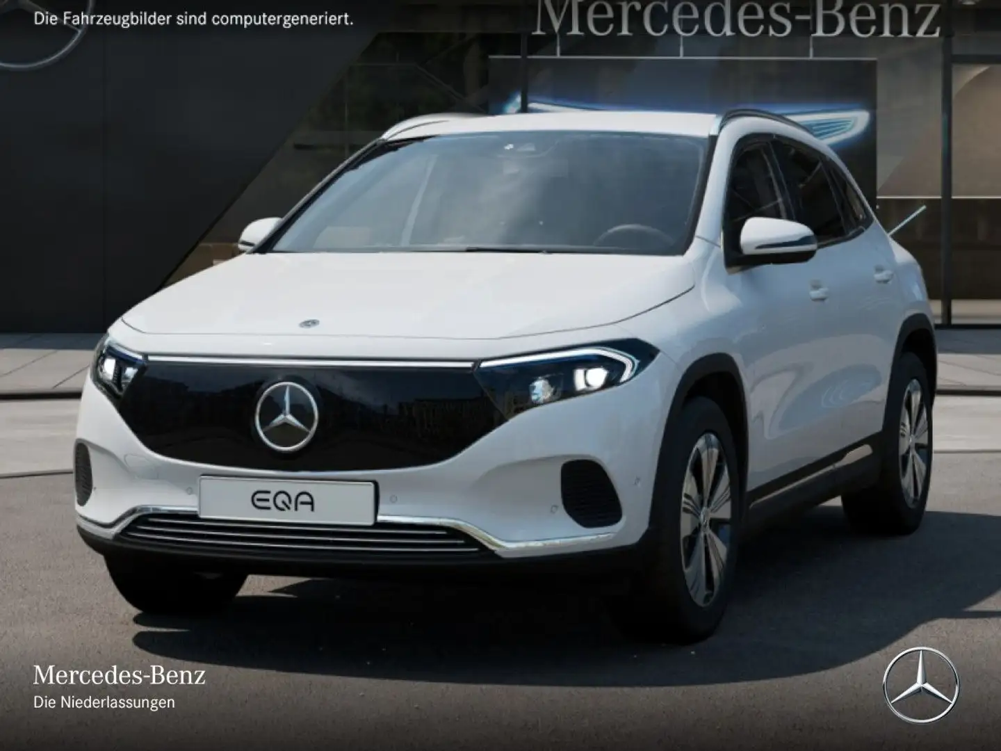 Mercedes-Benz EQA 350 4M PROG+ADVANCED+AHK+KAMERA+SPUR Weiß - 2