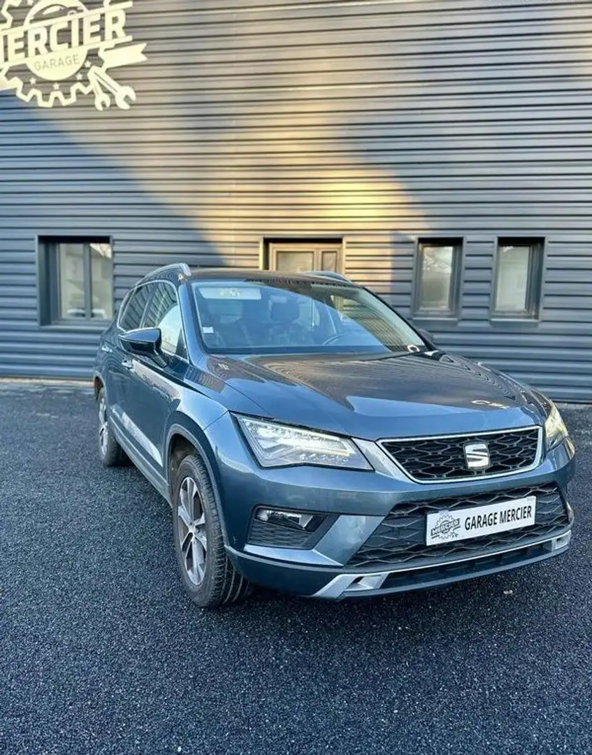 SEAT Ateca 2.0 TDI 150ch 4DRIVE STYLE Gris - 1