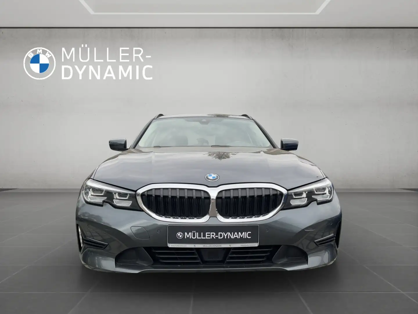 BMW 320 d TOURING ADVANTAGE AHK RÜCKFAHR SHZ DAB Grijs - 2