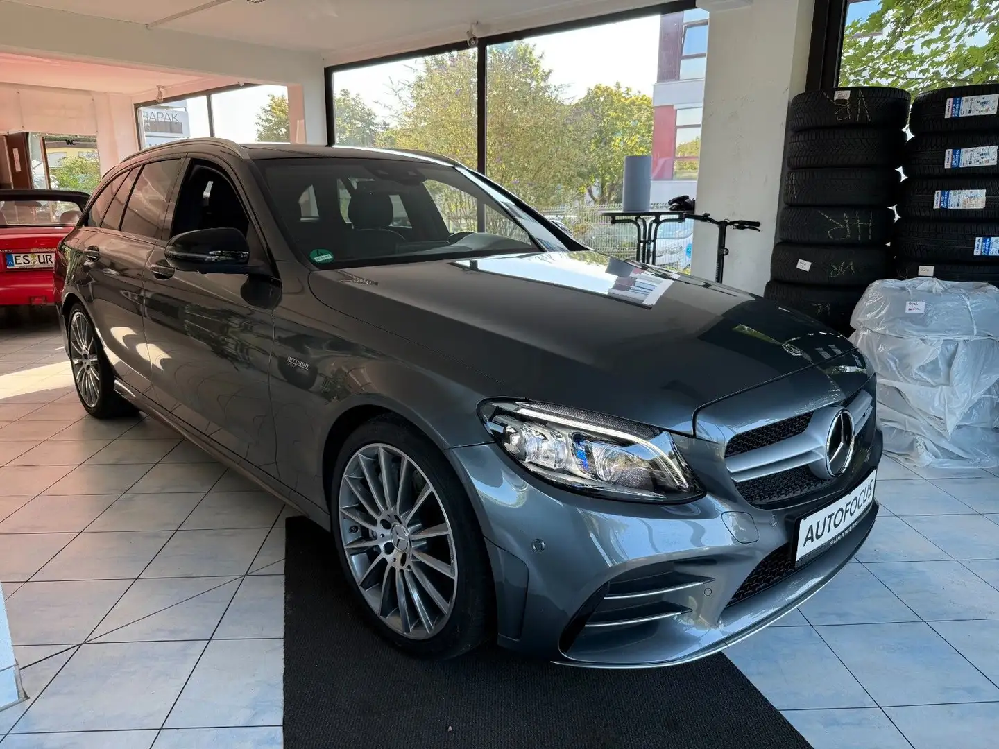 Mercedes-Benz C 43 AMG C 450 / C 43 T AMG 4M*AHK*Pano*ILS*Sommer+Winter Gris - 1