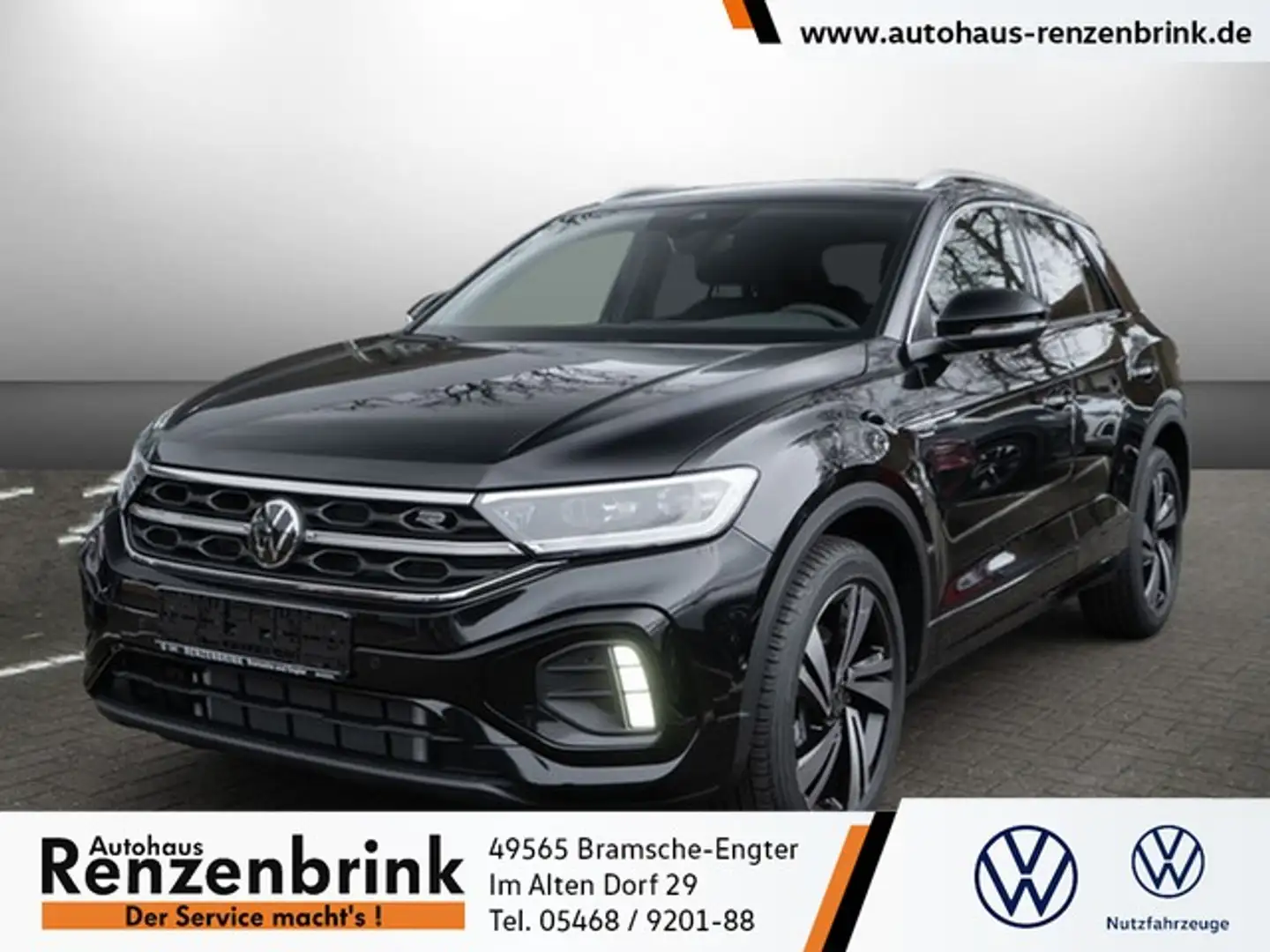 Volkswagen T-Roc R-Line TDI DSG AHK EasyOpen IQ Light Schwarz - 1