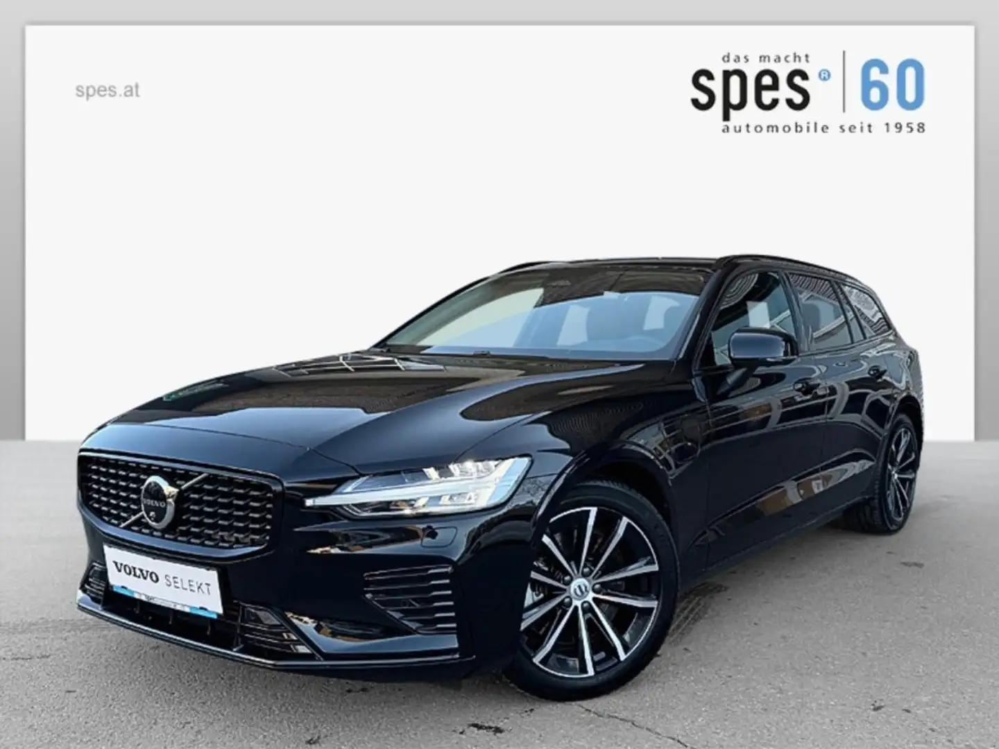 Volvo V60 T6 eAWD Plus Dark Schwarz - 2