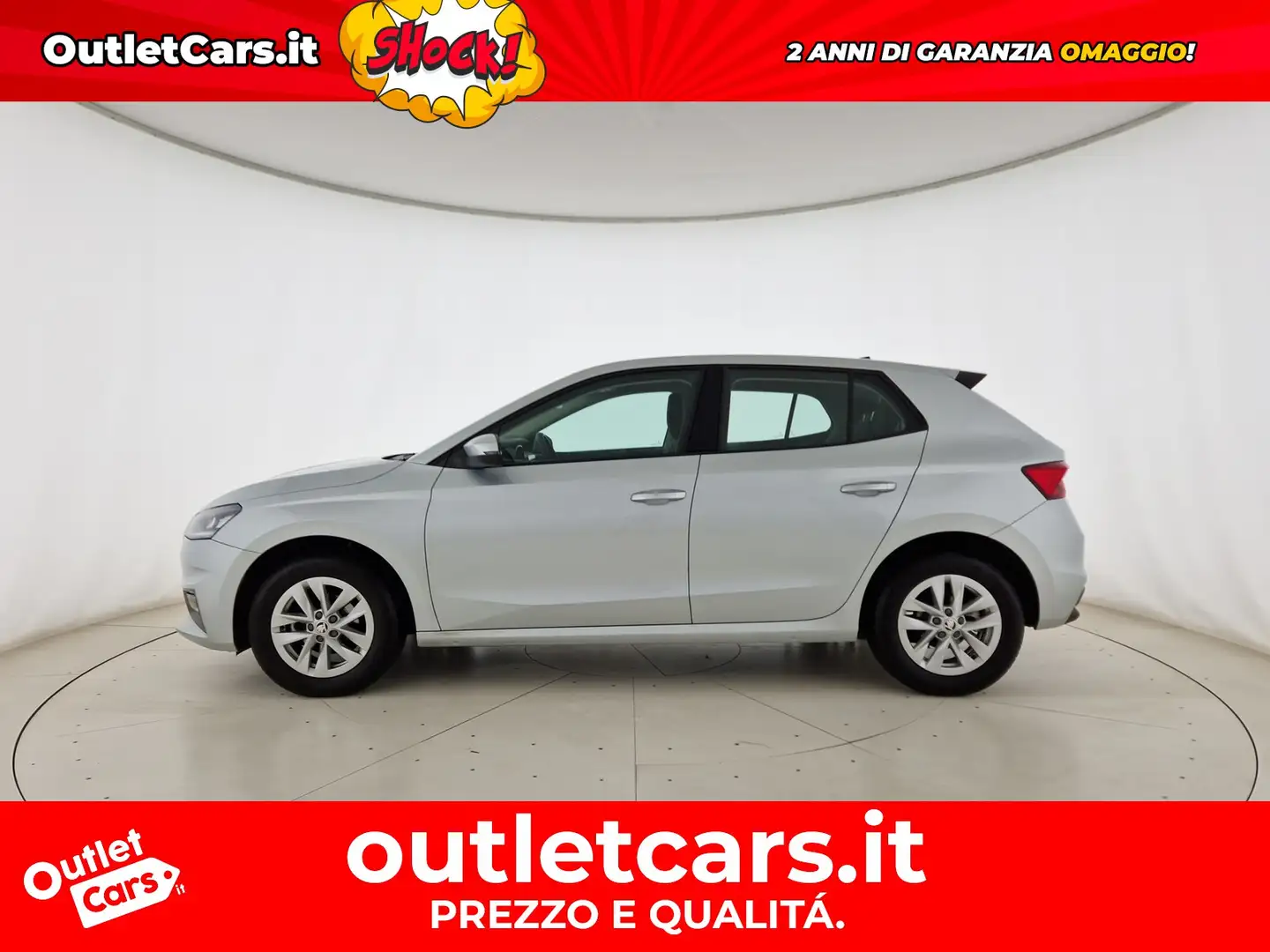 Skoda Fabia 1.0 mpi evo selection 80cv Srebrny - 2