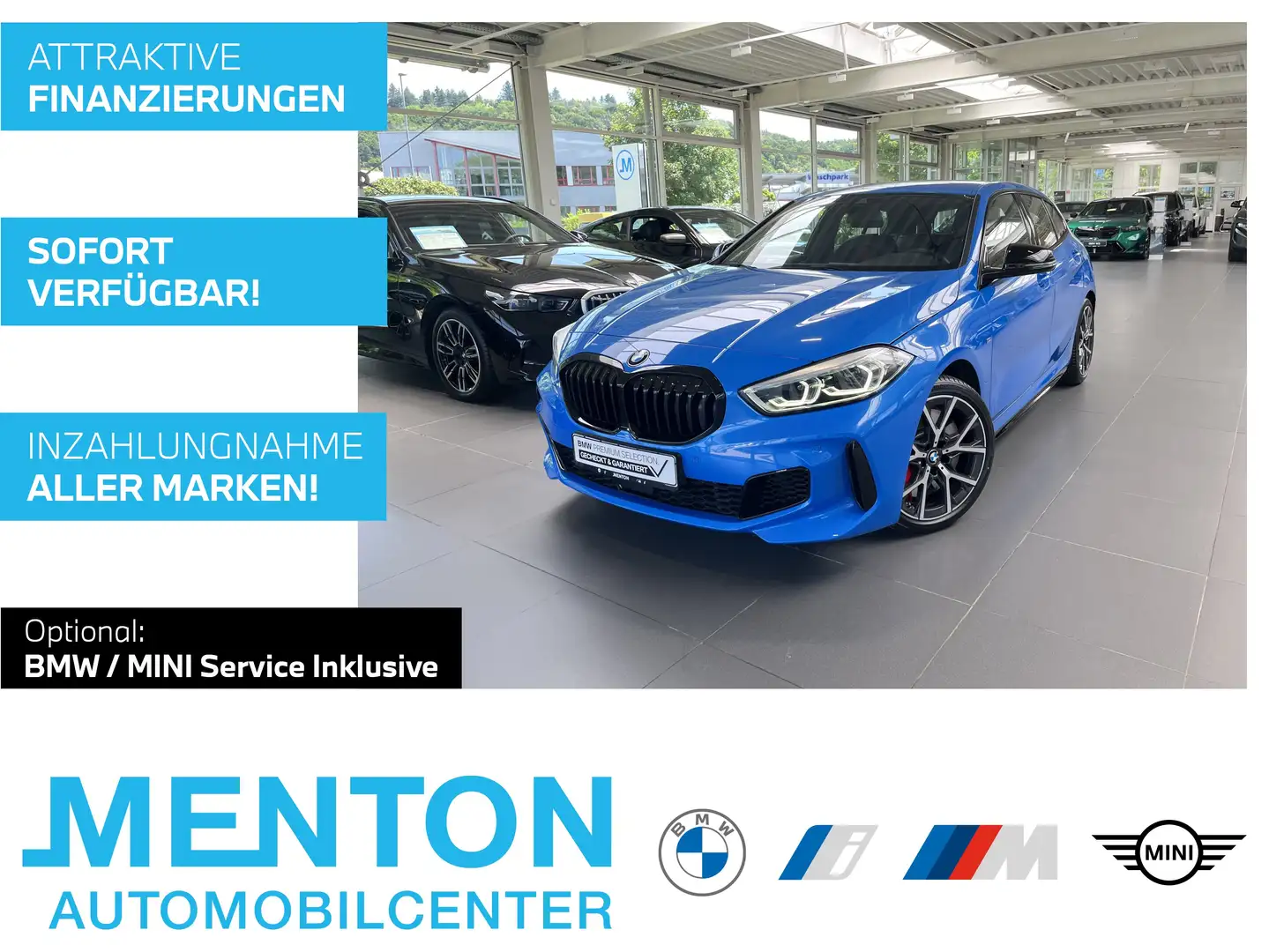 BMW 128 ti LiveCockpit Prof./DAB/LED/RFK/Tempomat/Parkassi Bleu - 1