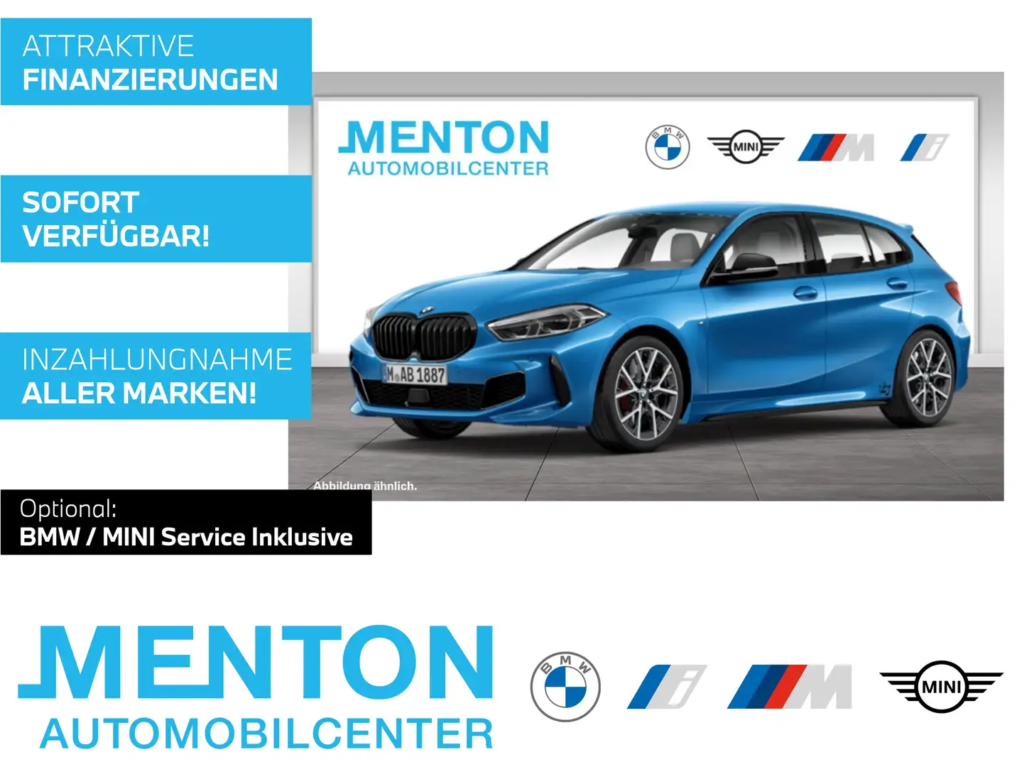 BMW 128 ti A DAB LED WLAN RFK Tempomat Parkassistent Blau - 1