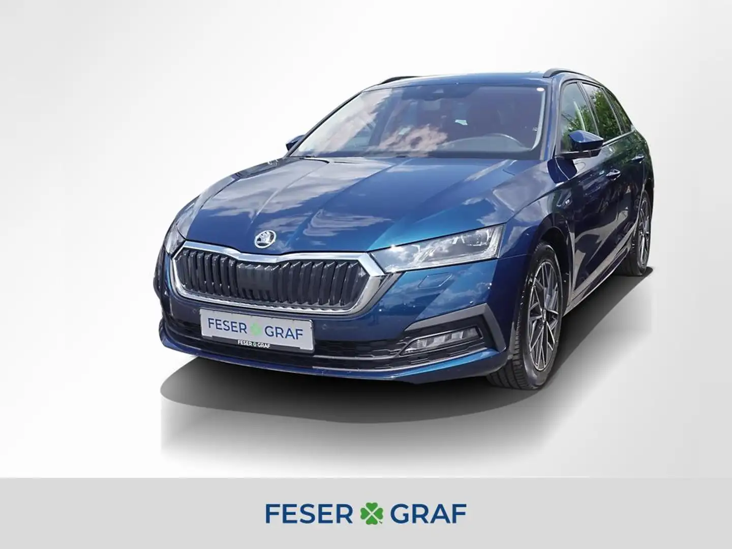 Skoda Octavia Combi 2.0 TDI Ambition DSG Matrix Pano Blau - 1