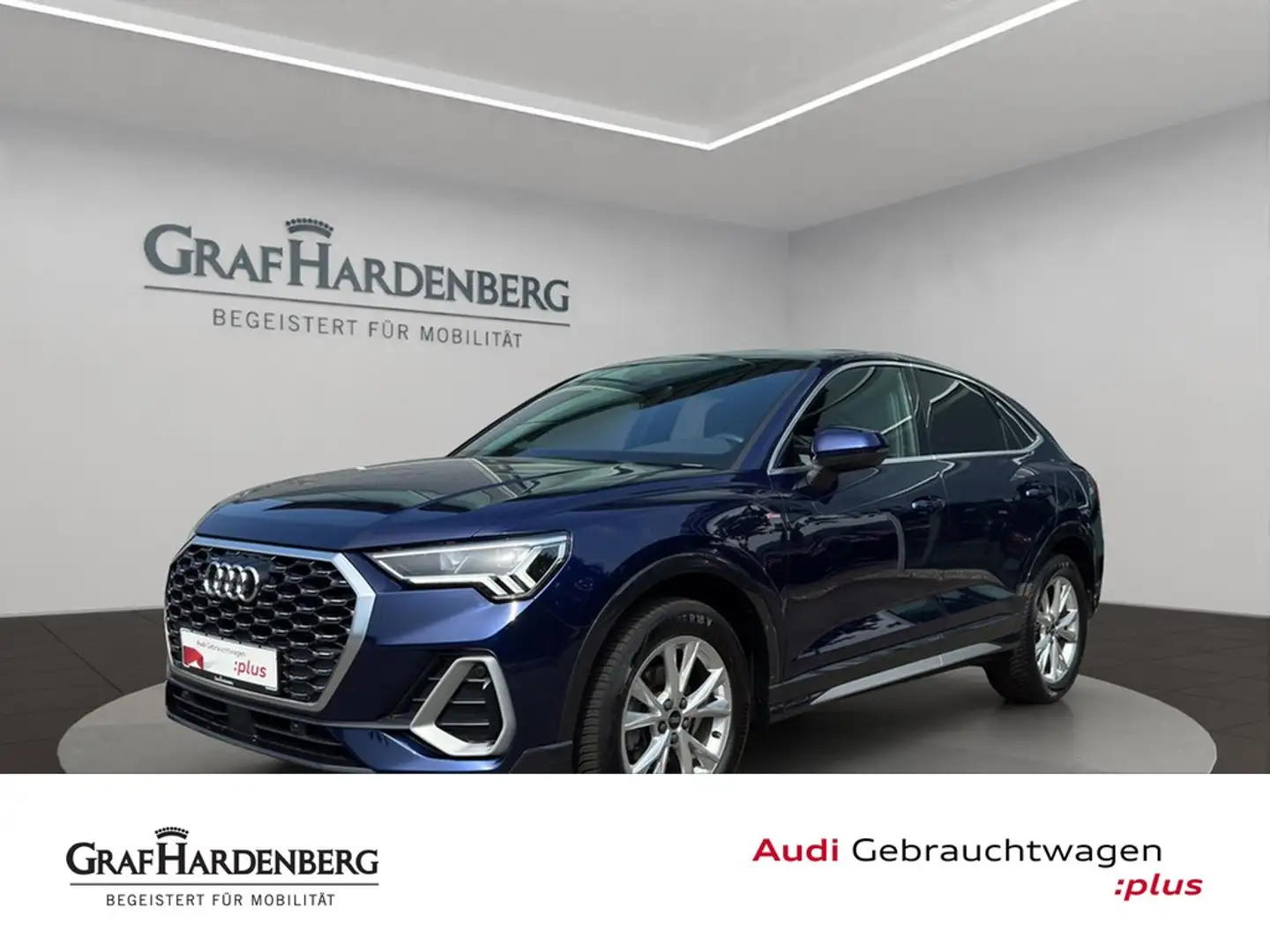Audi Q3 Sportback S-Line 35TFSI S-Tr. Navi LED ACC Blau - 1