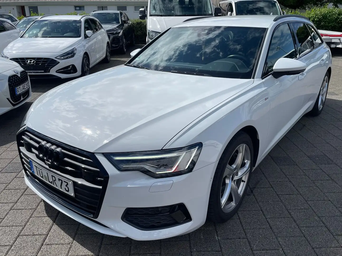 Audi A6 Avant 45 TDI quattro S line Sport/Plus Weiß - 2