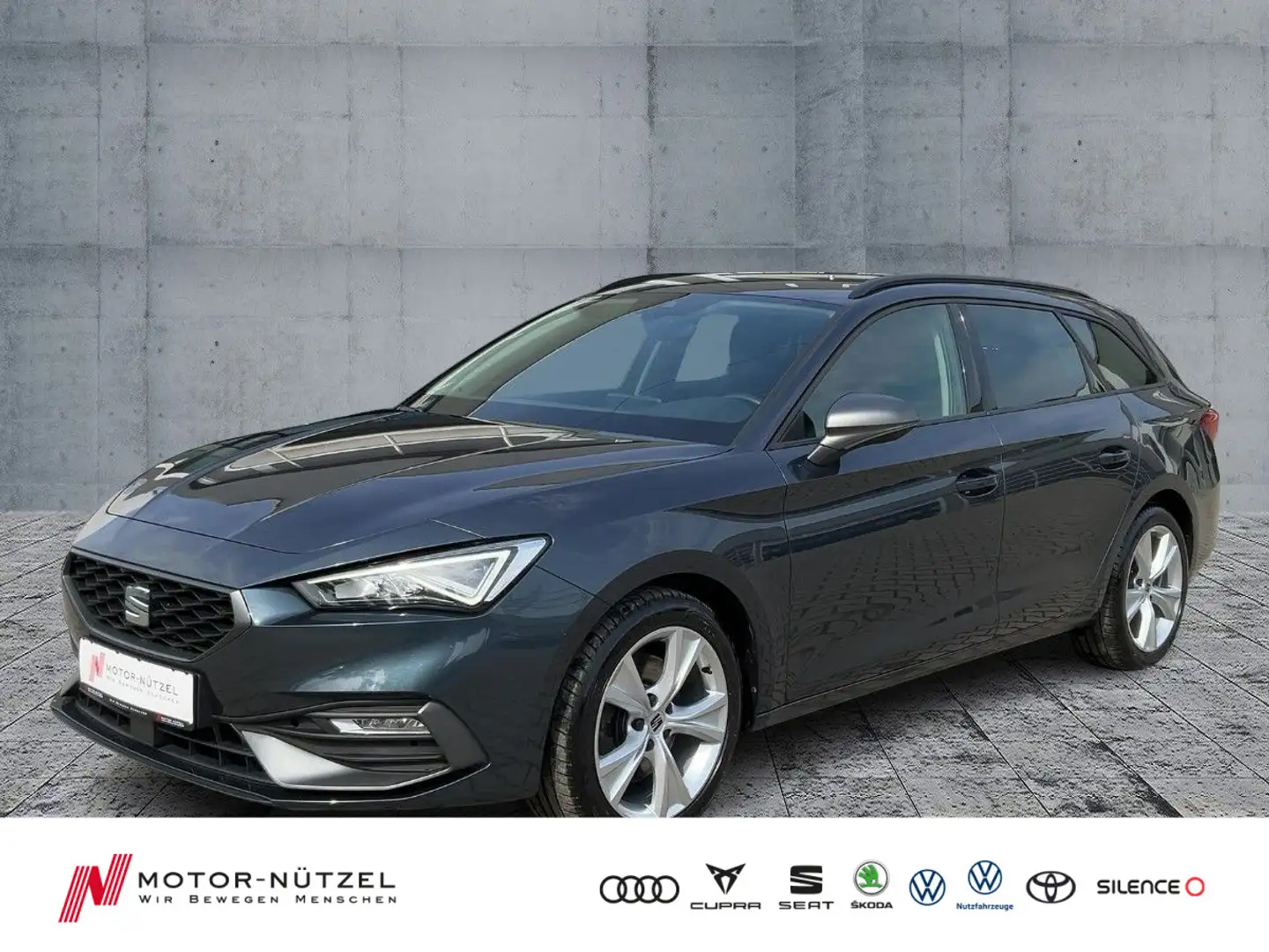 SEAT Leon ST 2.0 TDI DSG FR-LINE LED+NAVI+KAMERA+ACC Grau - 1