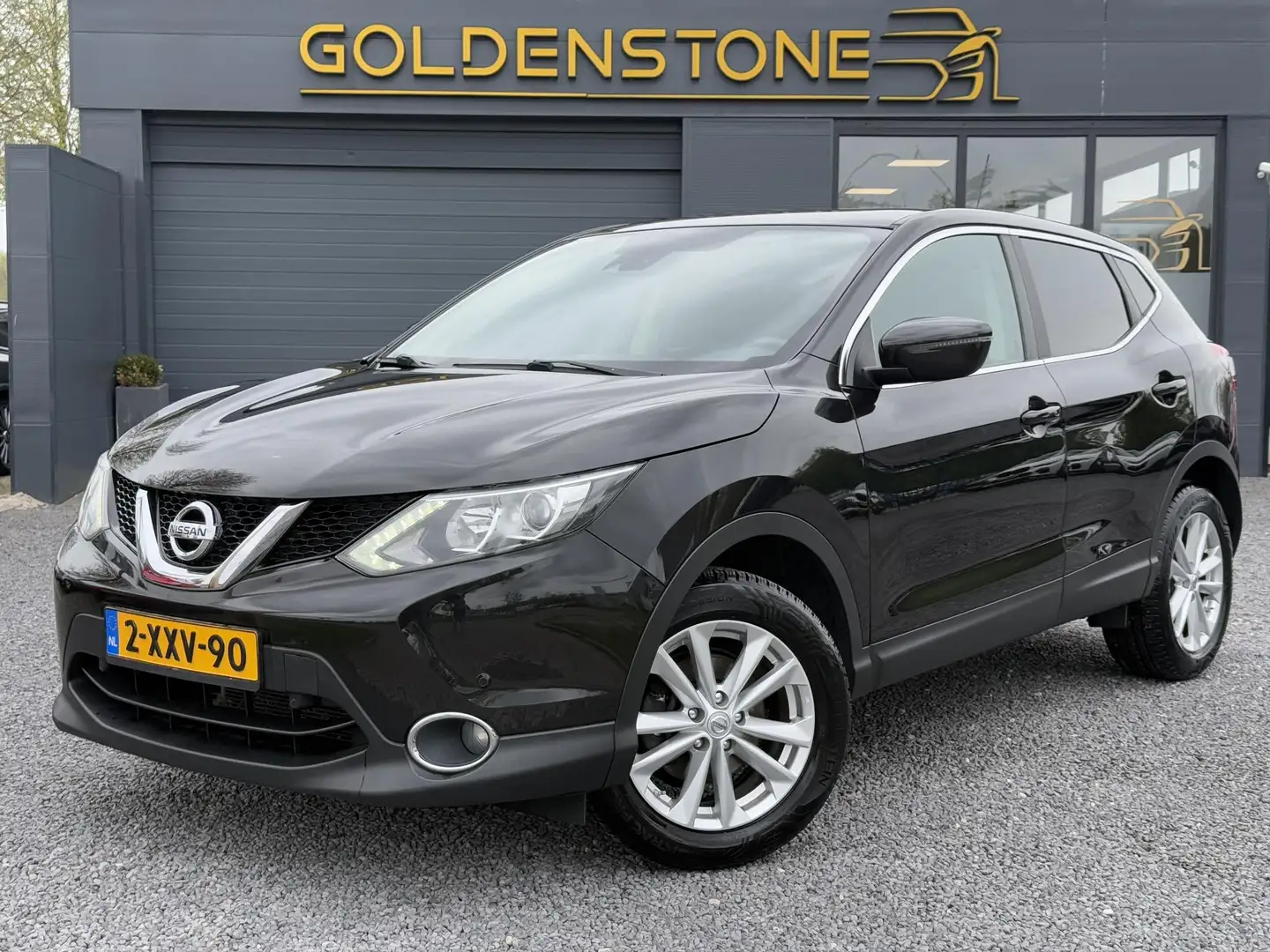 Nissan Qashqai 1.2 Premier Edition 2e Eigenaar,Navi,Clima,Cruise, Siyah - 1