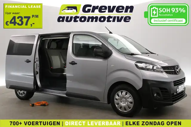 Opel Vivaro-e L2H1 75 kWh | Snelladen | SOH 93% | DC | 6 Zits |