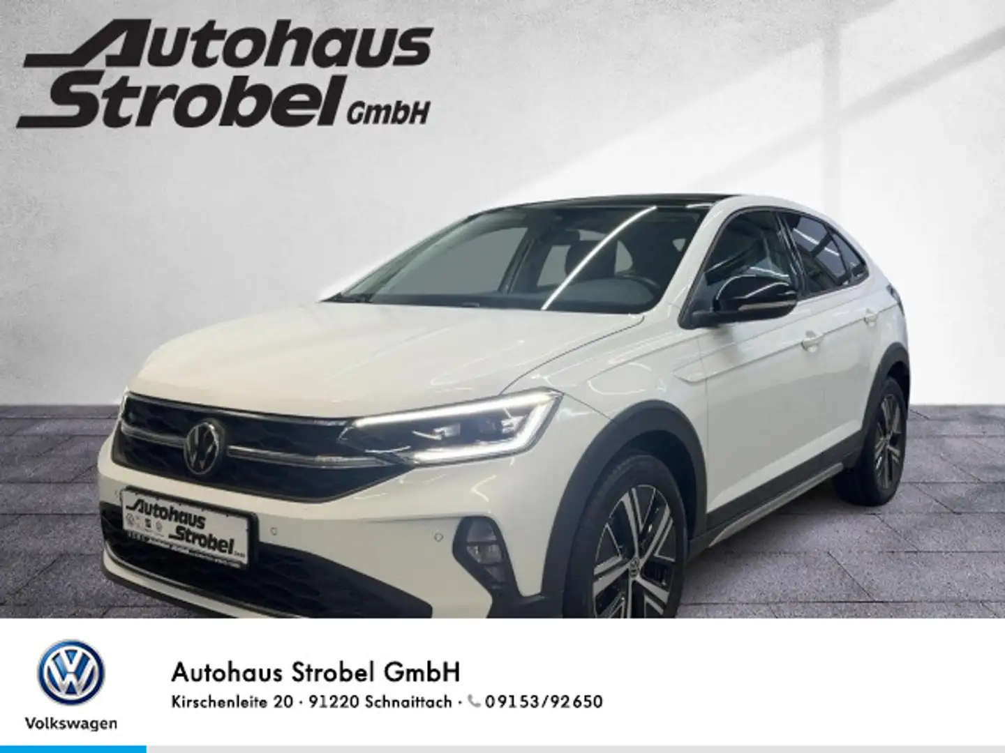 Volkswagen Taigo 1.5 TSI DSG Style ACC AHK Navi Pano LED-Ma Weiß - 1