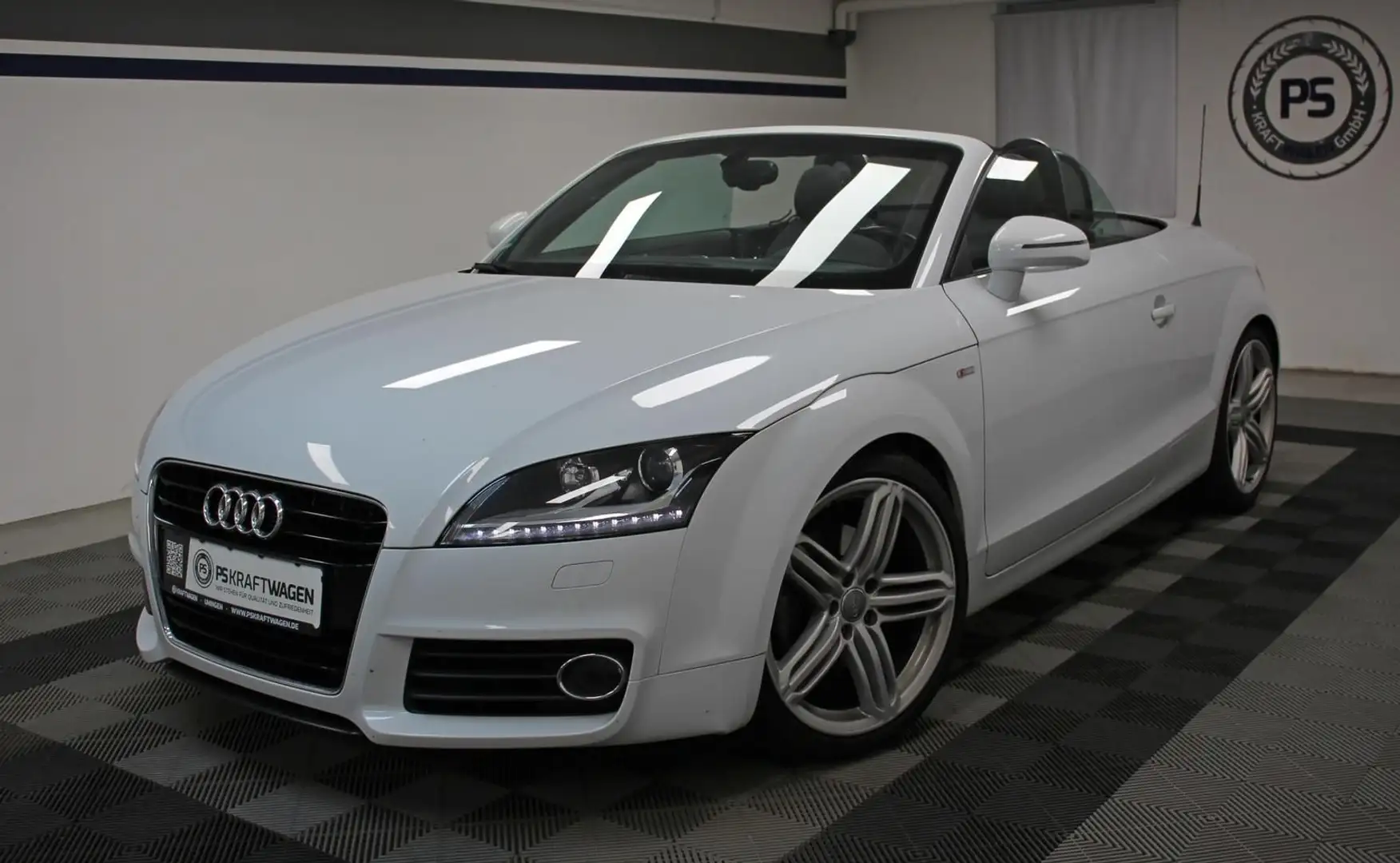 Audi TT Roadster 2.0 TFSI S line XENON NAVI TEMP SHZ Blanc - 1