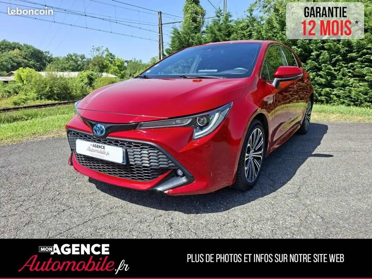 Toyota Corolla XII HYBRIDE 122H DESIGN Rouge - 1