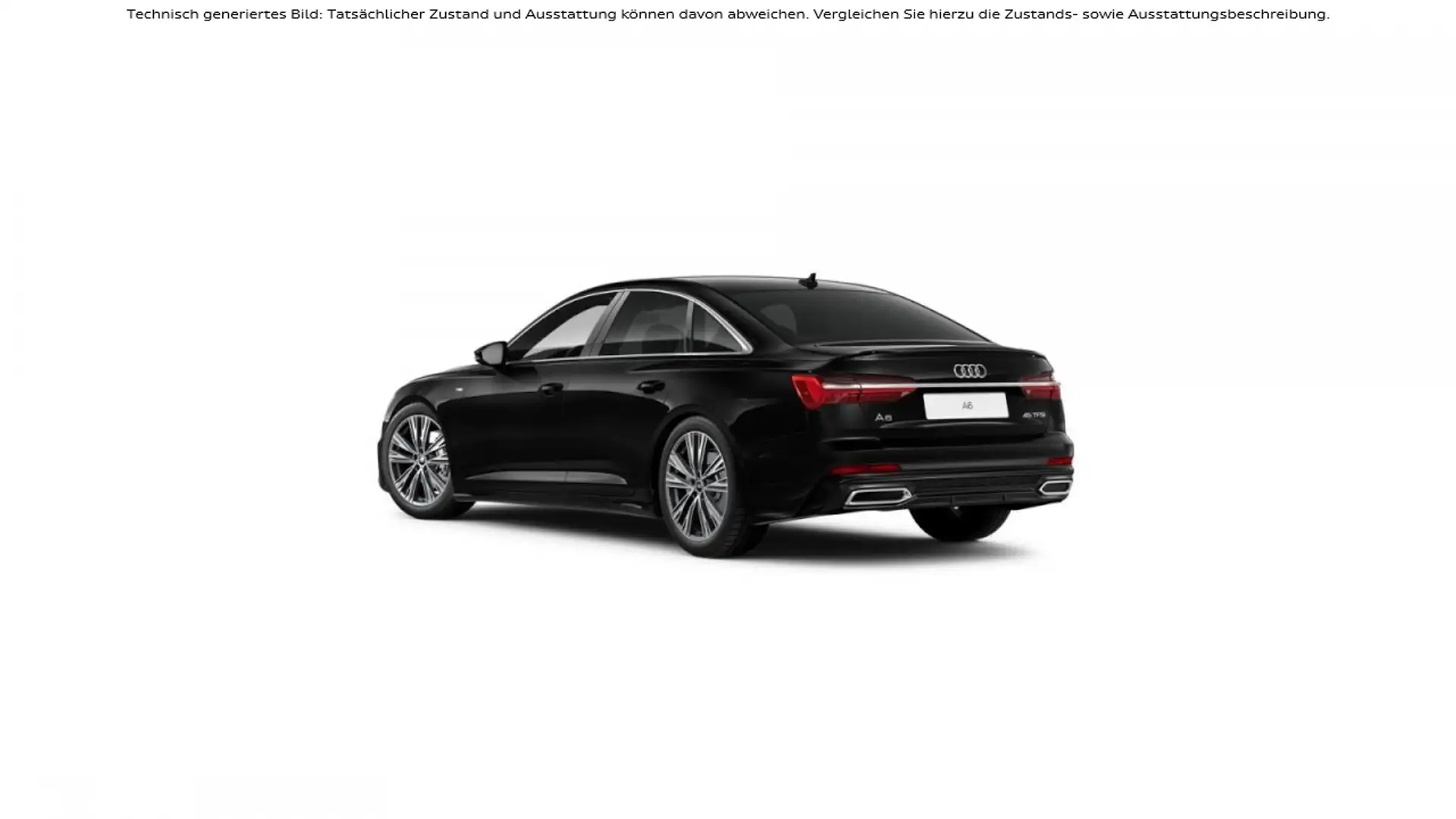 Audi A6 Limousine 45 TFSI S tronic Sport S line Ext.+Sport Schwarz - 2