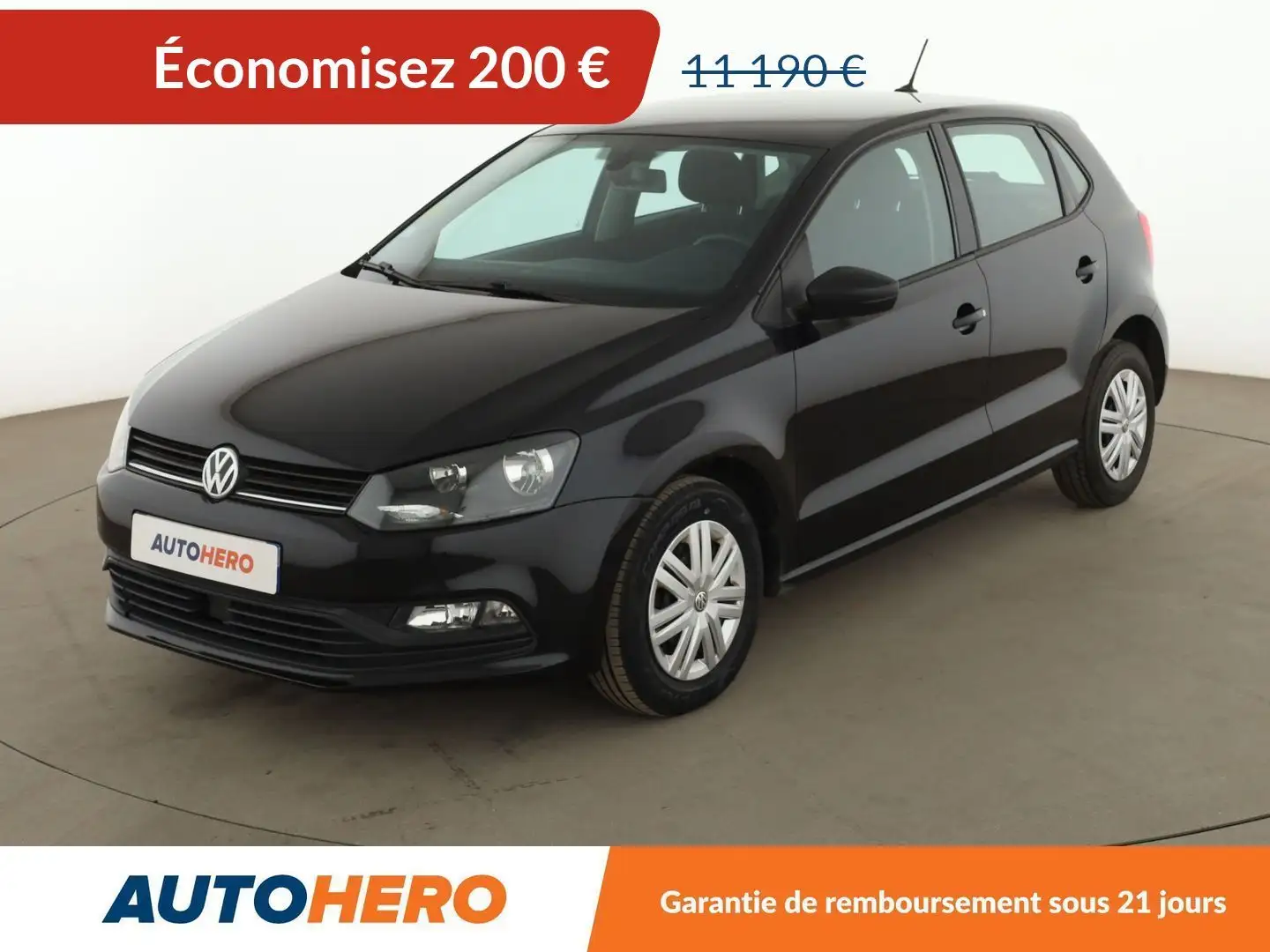 Volkswagen Polo 1.4 TDI BlueMotion Tech Trendline Noir - 1