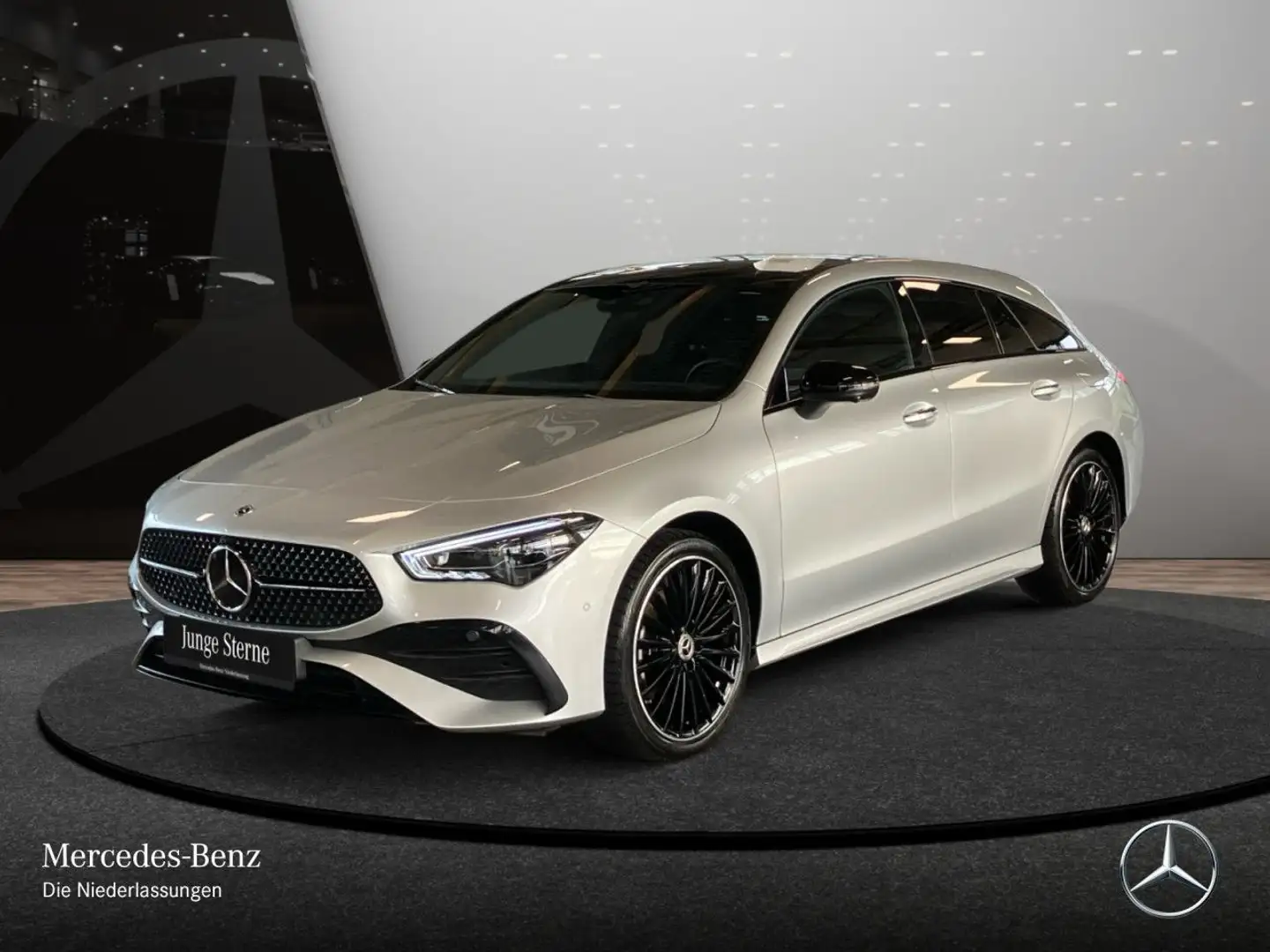 Mercedes-Benz CLA 250 e AMG+NIGHT+PANO+360°+AHK+MULTIBEAM+8G Silber - 2