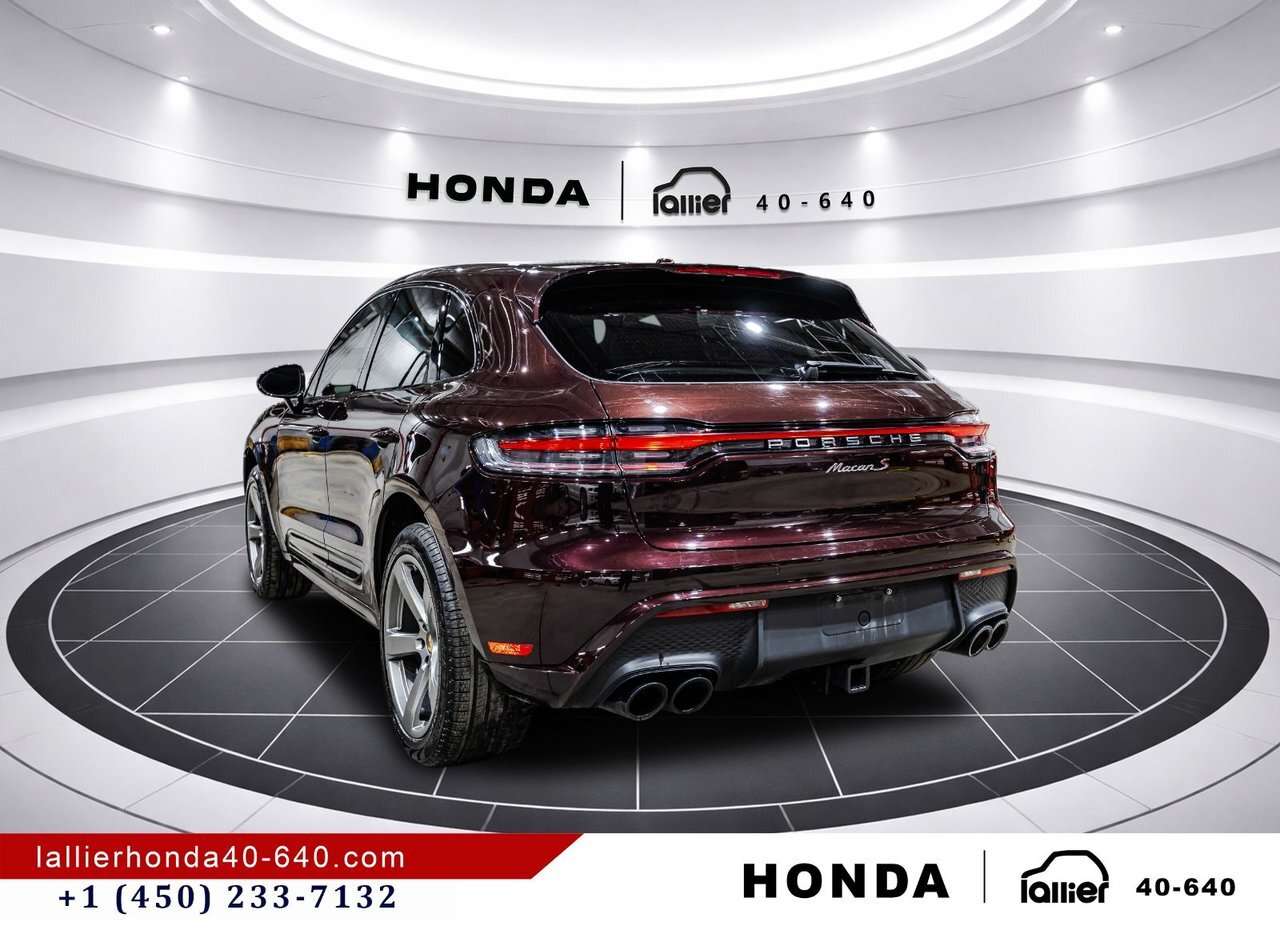 2023 Porsche Macan S JAMAIS ACCIDENTÉ +BAS KILO + PLUS DE 30000 EN OP alt 5