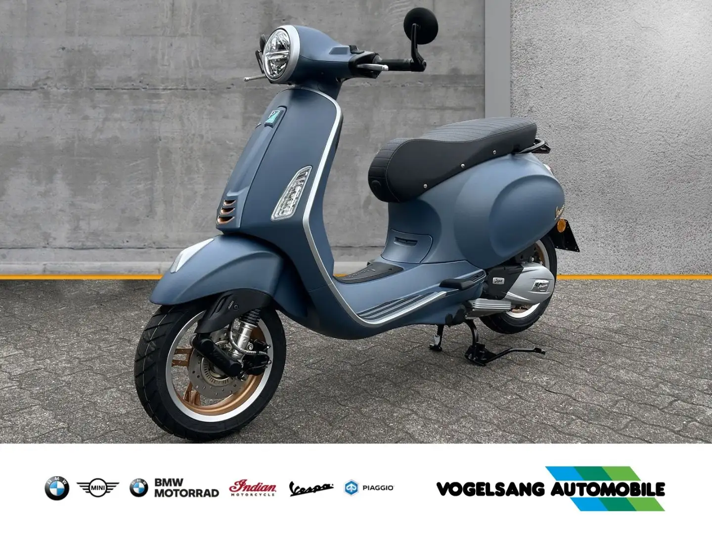 Vespa Primavera 50 Officina 8 Sondermodell, Lenkerends Bleu - 1