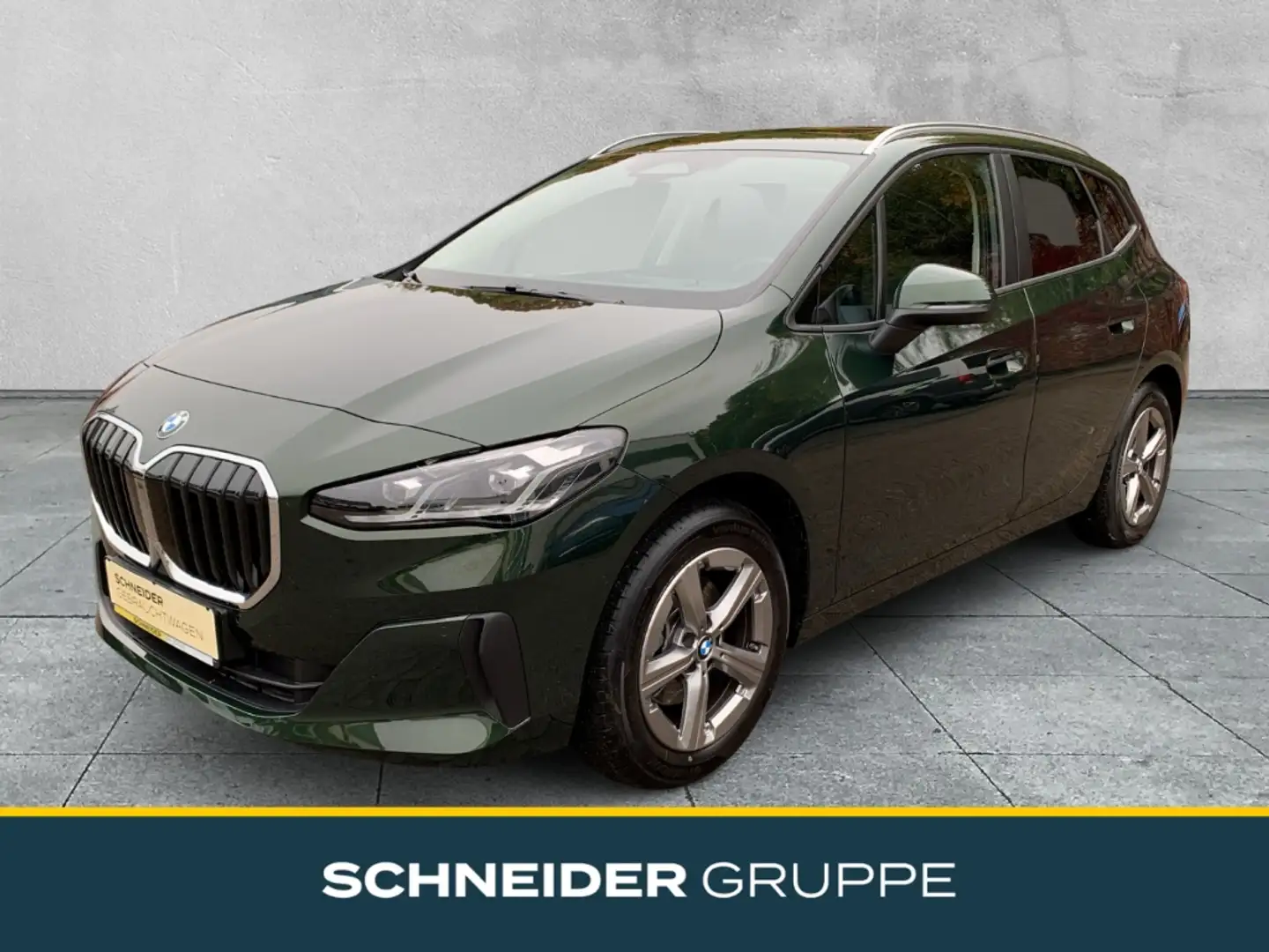 BMW 216 Active Tourer i Basis LED+NAVI+PANO+SHZ+DAB Grün - 1