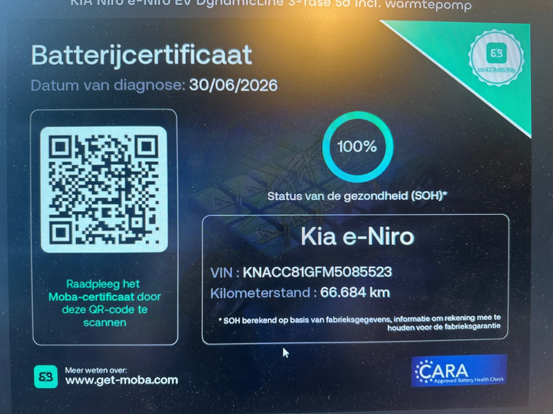 Kia e-Niro KIA Niro e-Niro EV DynamicLine 3-fase SOH 100% inc — photo 2