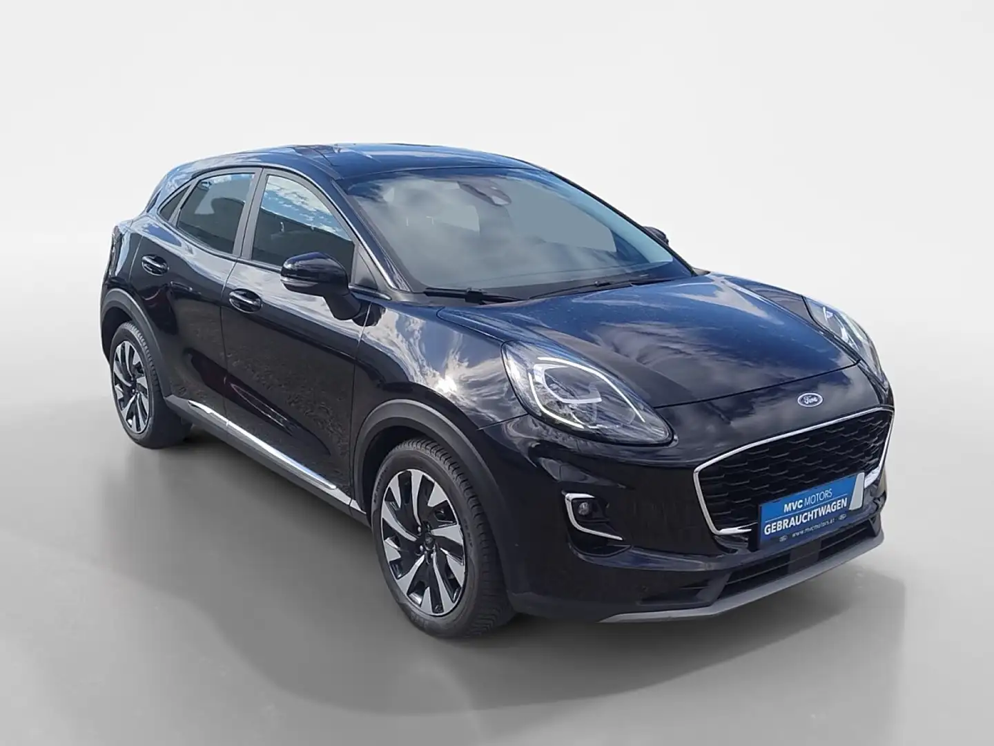 Ford Puma 1,0 EcoBoost Hybrid Titanium Schwarz - 1