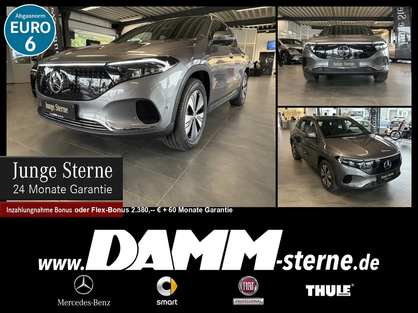 Mercedes-Benz EQA 300 EQA 300 4M Progr. Adv./360°/AHK/TWA/Winter/+Flex Gris - 1