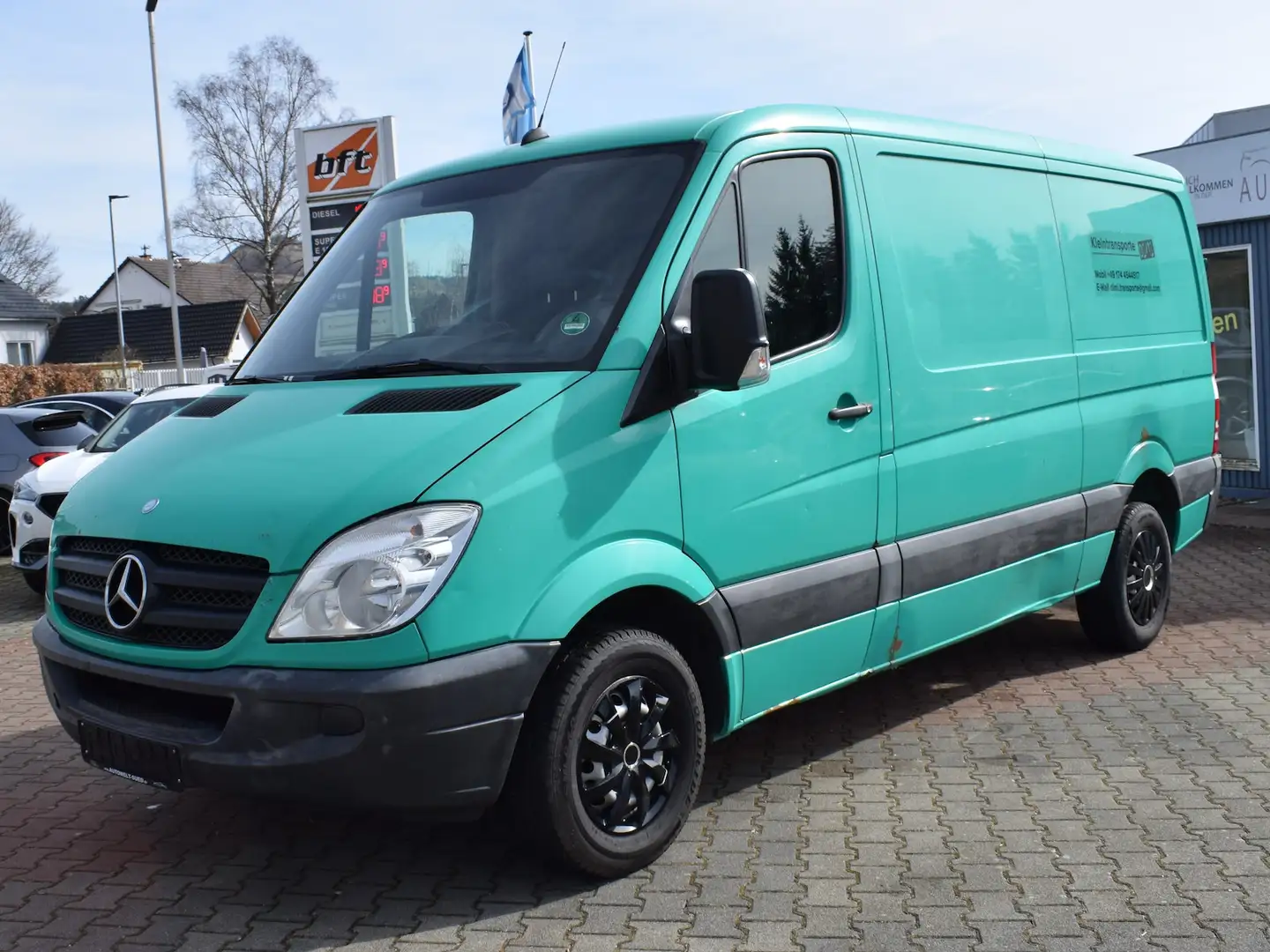 Mercedes-Benz Sprinter 313 CDI Lang AHK Grün - 2