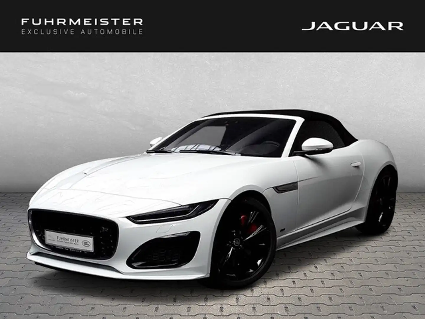 Jaguar F-Type Cabrio P575 AWD R75 Bremssättel rot Klima Paket White - 1
