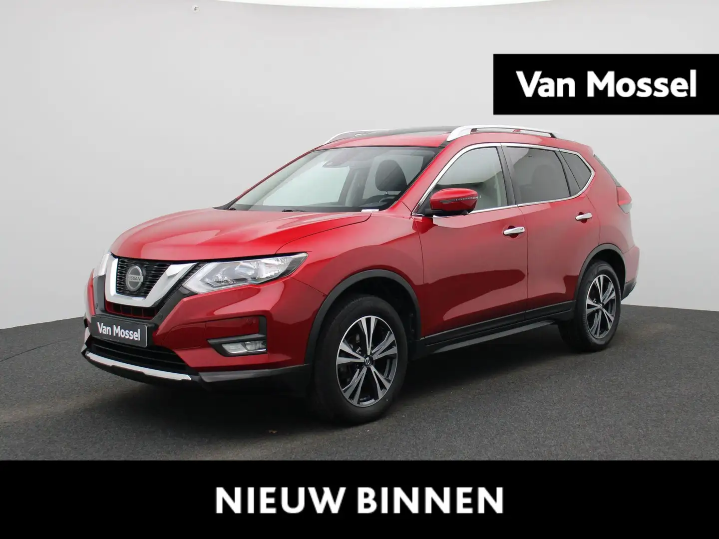 Nissan X-Trail DIG-T 160 DCT N-Connecta 7 Zitpl. | Half-Leder | N Rood - 1
