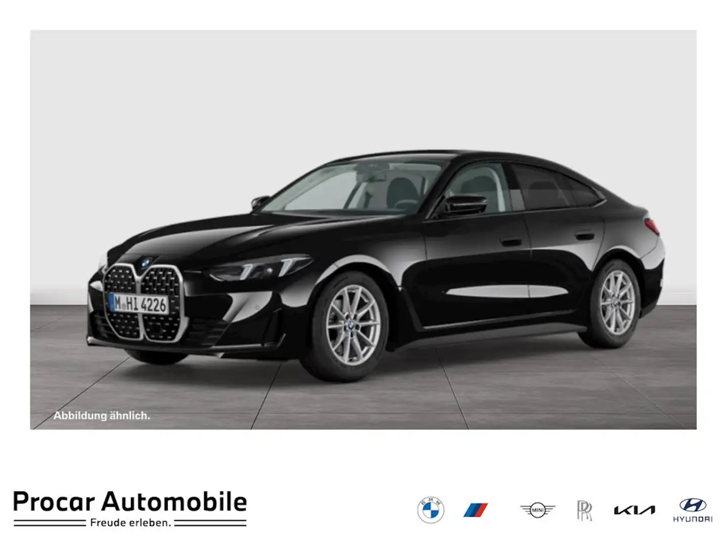 BMW 420 i Gran Coupé HUD RFK NAVI LED Sound Syst. LM Schwarz - 1