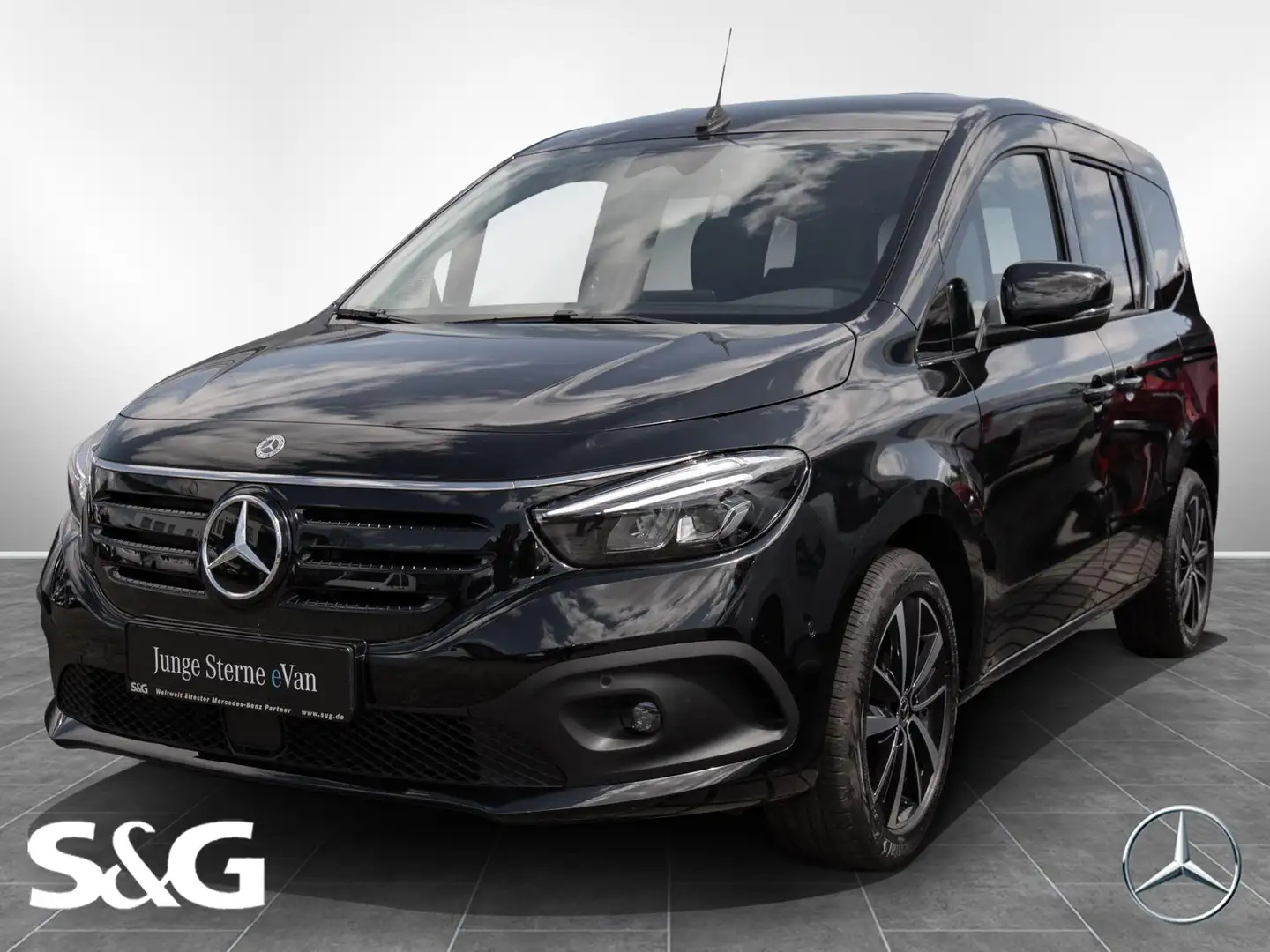 Mercedes-Benz EQT 200 Progressive RüKam+Tempommat+17 Negro - 1